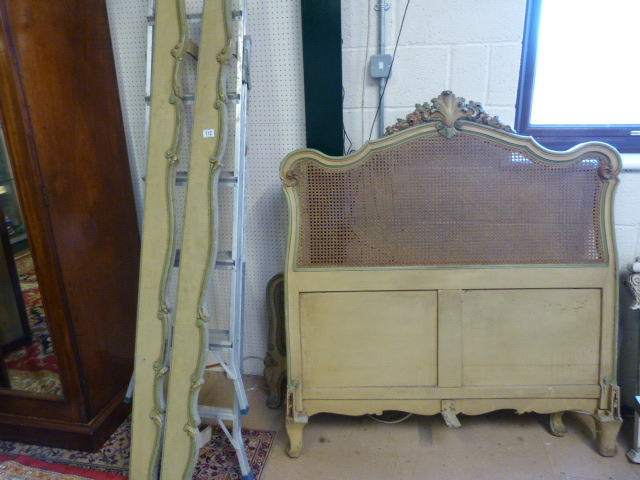 Antique french style bed - Image 2 of 2