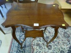 A Mahogany occasional table
