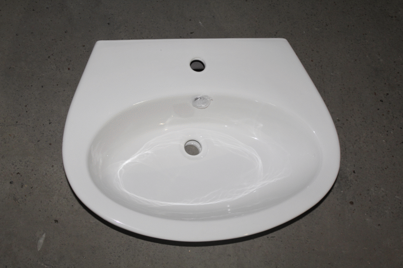 30x White Ceramic Wash Basins with Pedestal (2x Pallets) - Image 2 of 7
