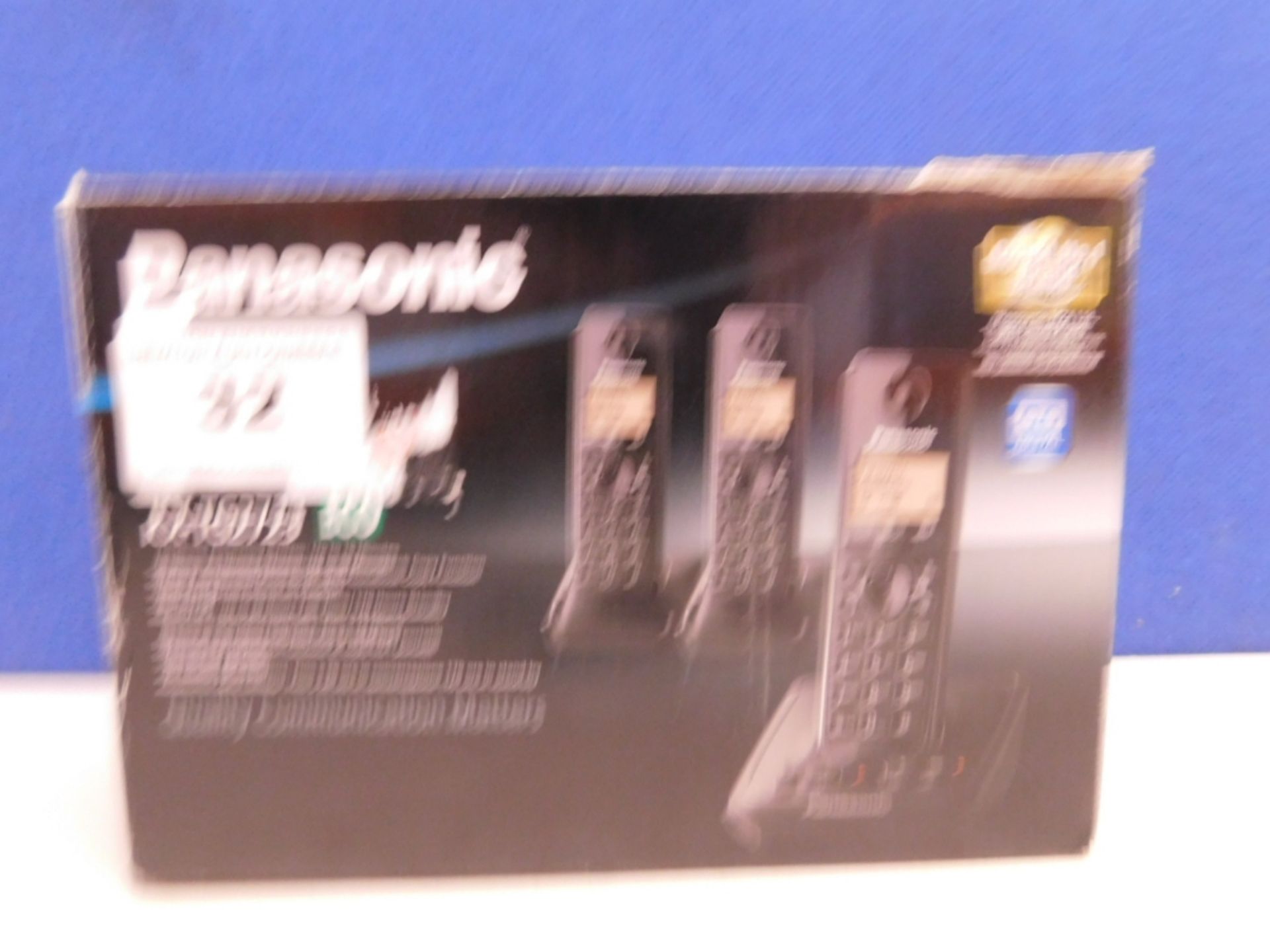 1 BOXED PANASONIC KX-TG8564 QUAD DIGITAL CORDLESS ANSWER PHONE SYSTEM RRP £179.99