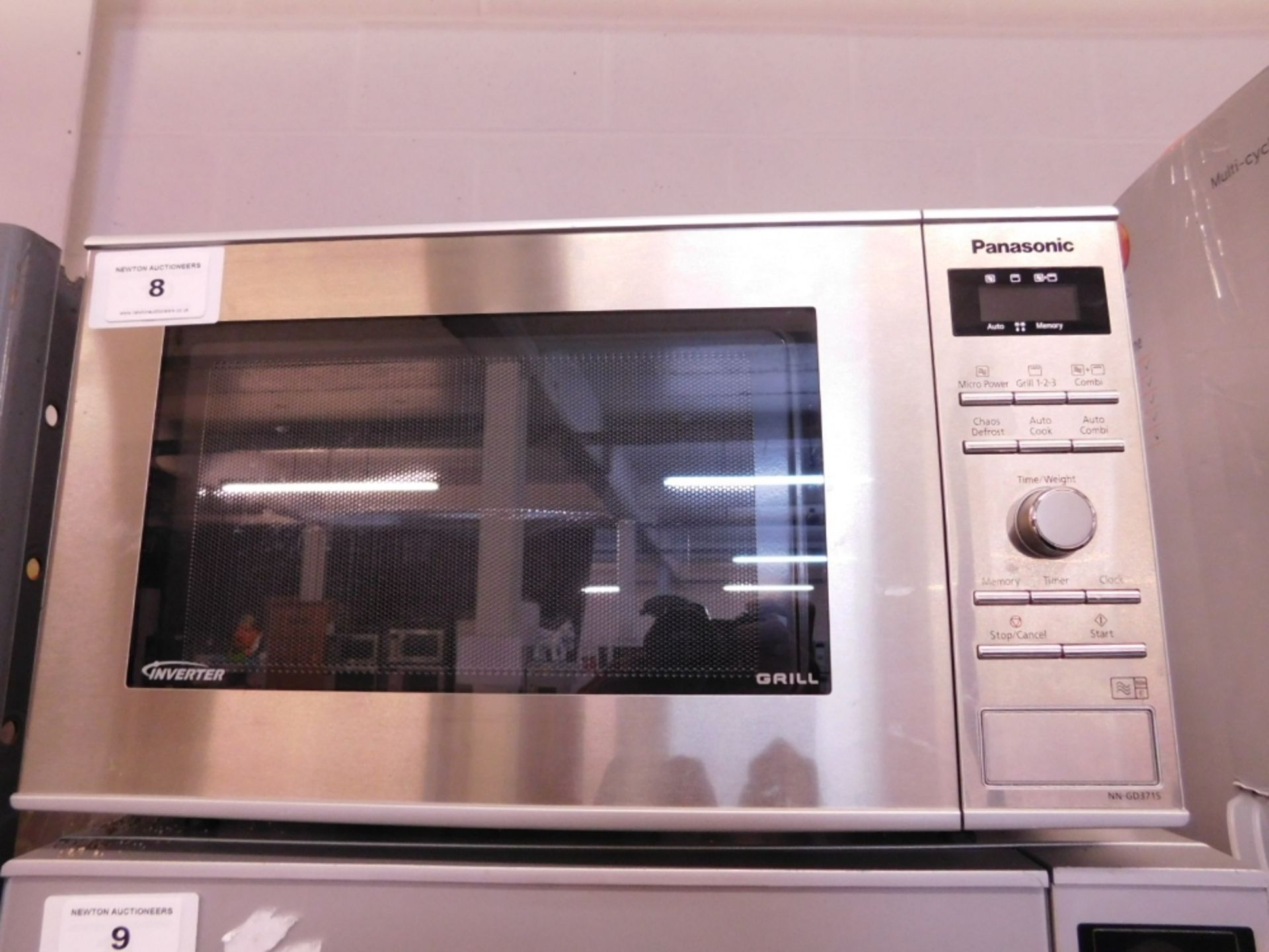 1 PANASONIC NN-GD371S STAINLESS STEEL INVERTER MICROWAVE RRP £249 (EXCELLENT CONDITION)