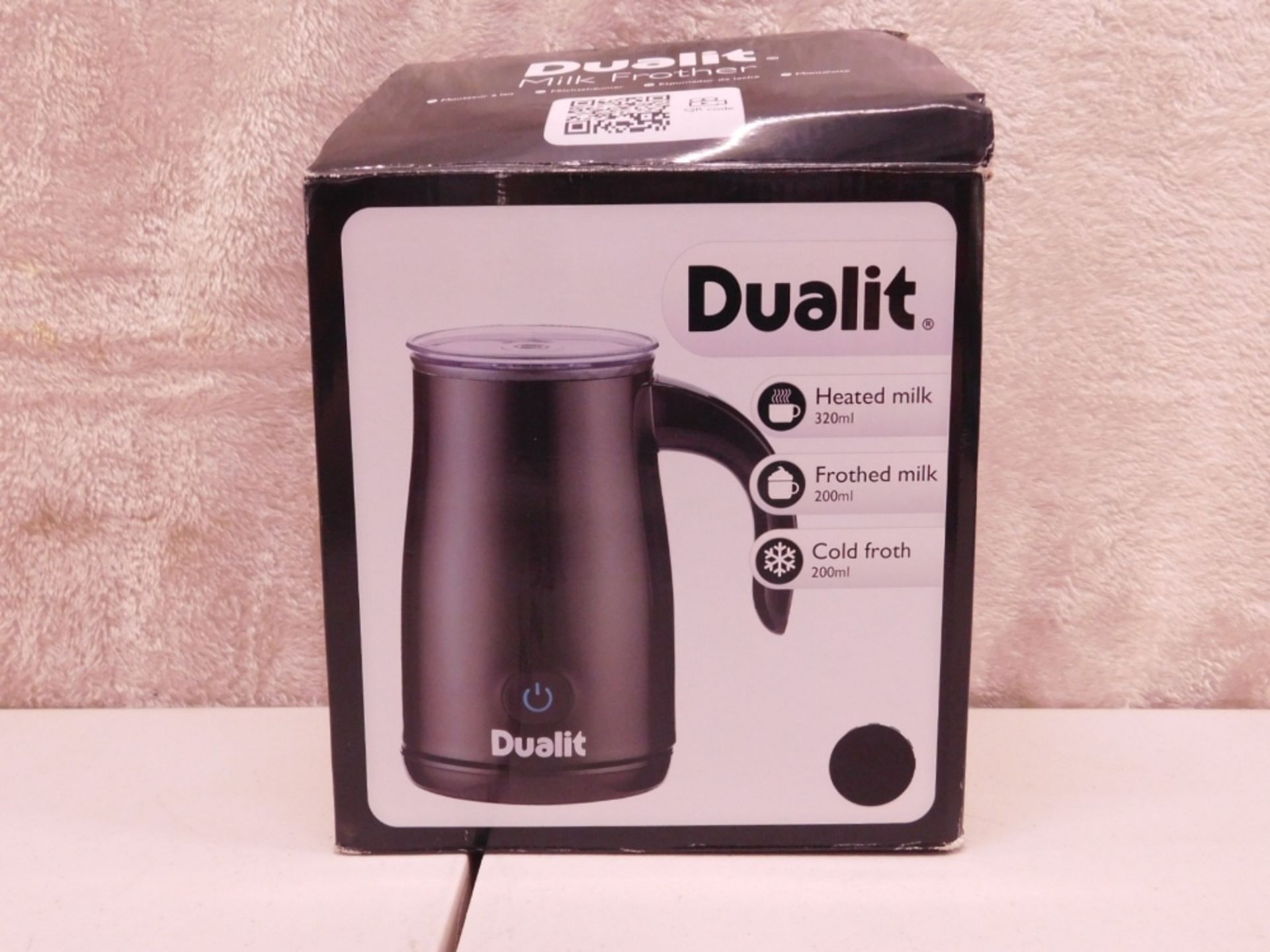1 BOXED DUALIT LATTECCINO MILK FROTHER RRP £44.99