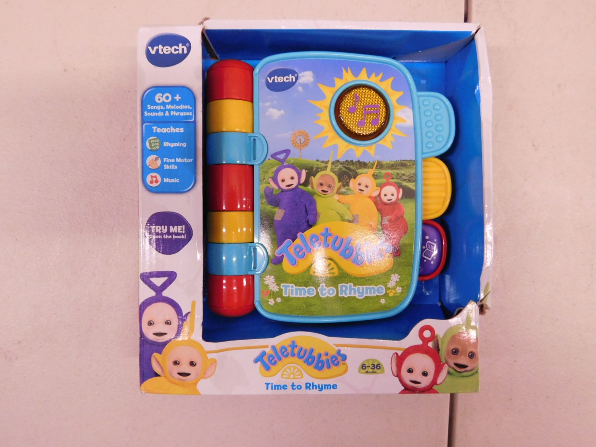 1 BOXED VTECH TELETUBBIES TIME TO RHYME RRP £19.99
