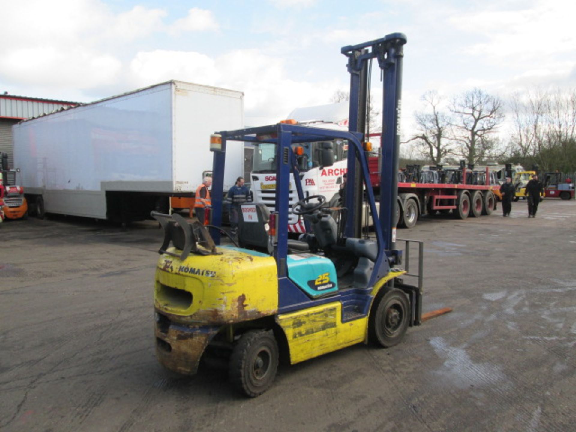 KOMATSU FG25HT-14 LPG - VIN: 552631R - Year: 2005 - 12,467 Hours - Duplex Forklift, IWO** - Image 3 of 6