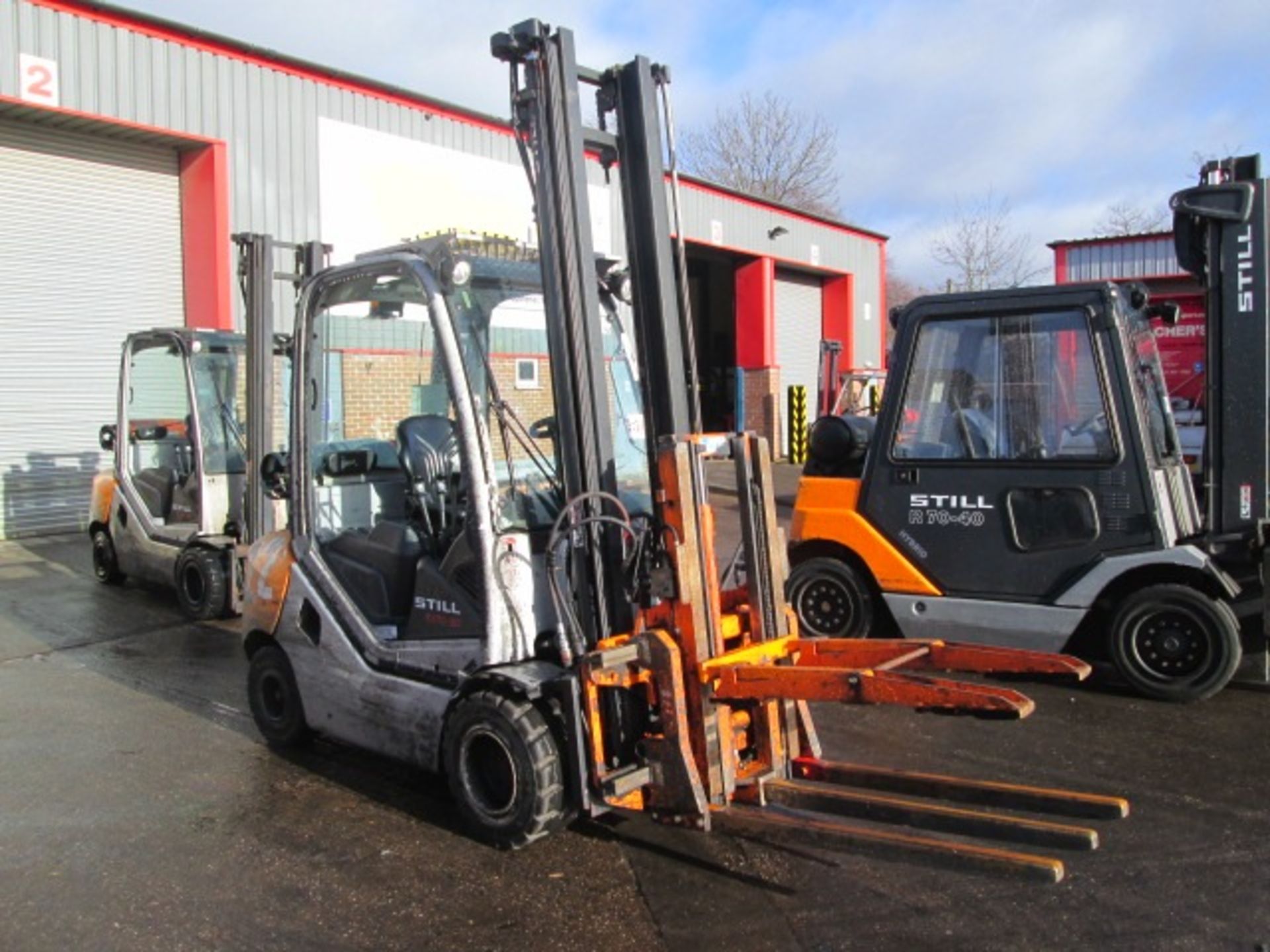 STILL RX70-30 LPG - VIN: 517327002276 - Year: 2008 - 10,993 Hours - Duplex Forklift, 3rd & 4th - Image 2 of 7