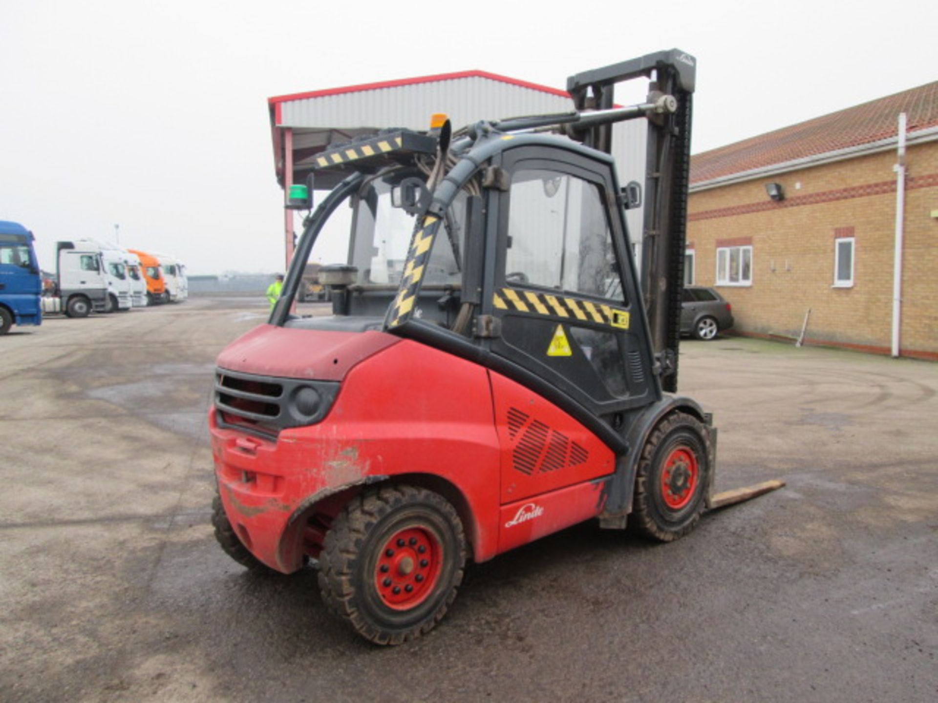 LINDE H45D Diesel - VIN: H2X394W02572 - Year: 2008 - 9,549 Hours - Duplex Forklift, IWO** - Image 4 of 8