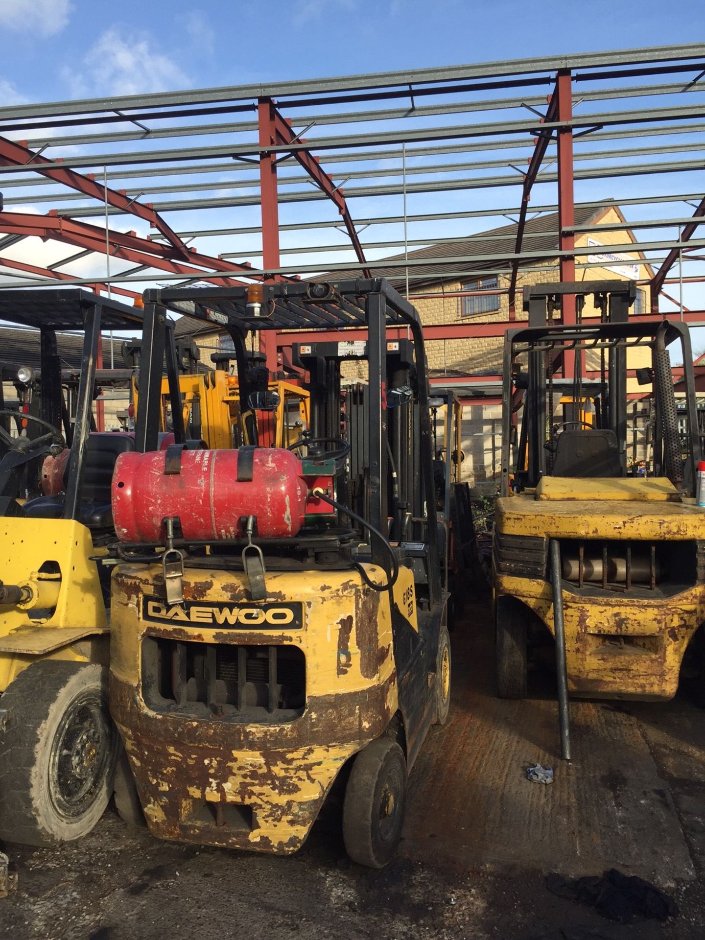 DAEWOO G18S-2 LPG - VIN: DG00636 - Year: 2003 - 9,000 Hours - Triplex Forklift, 4.5M Lift, Container - Image 3 of 4