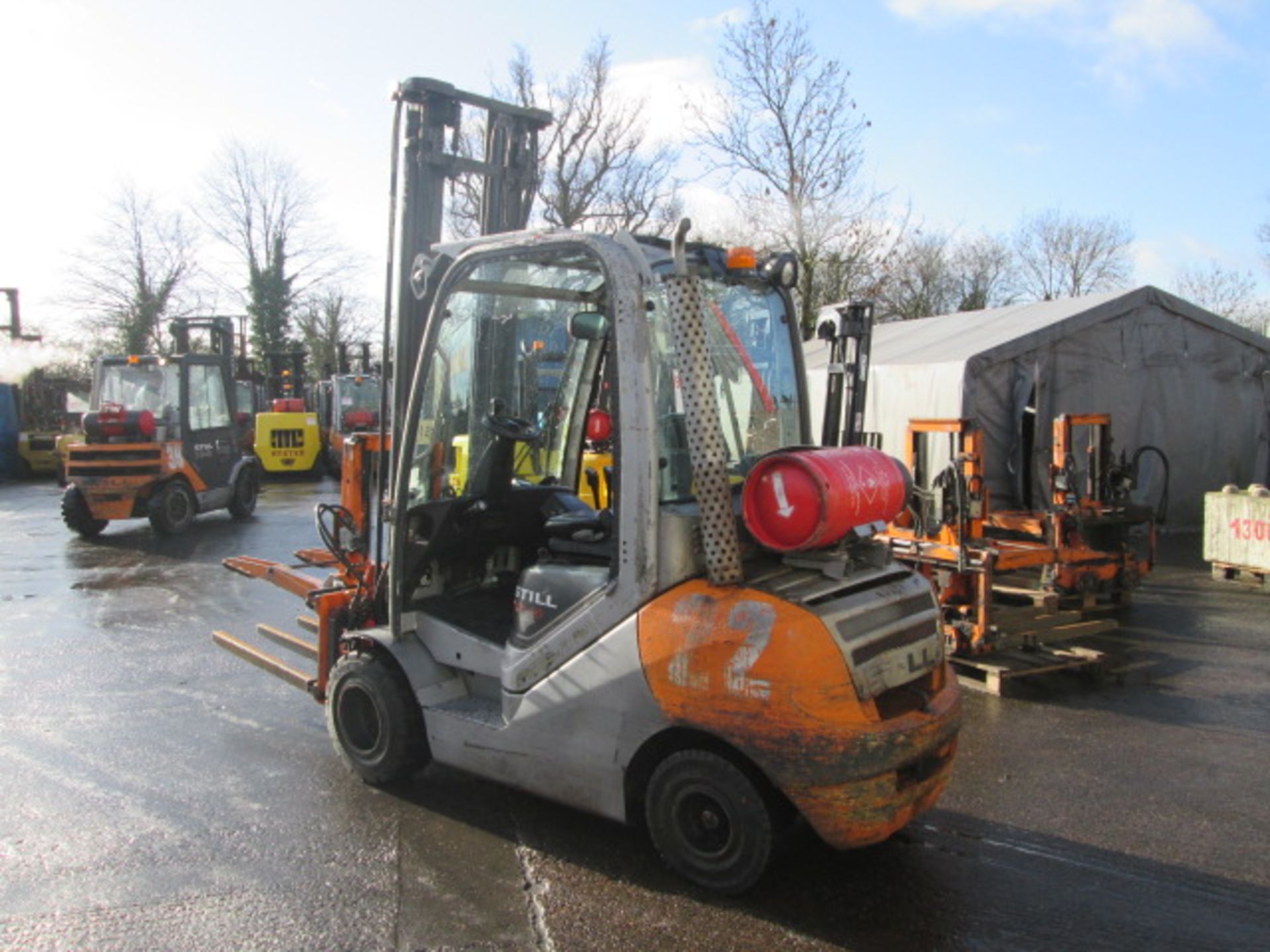 STILL RX70-30 LPG - VIN: 517327002276 - Year: 2008 - 10,993 Hours - Duplex Forklift, 3rd & 4th - Image 4 of 7