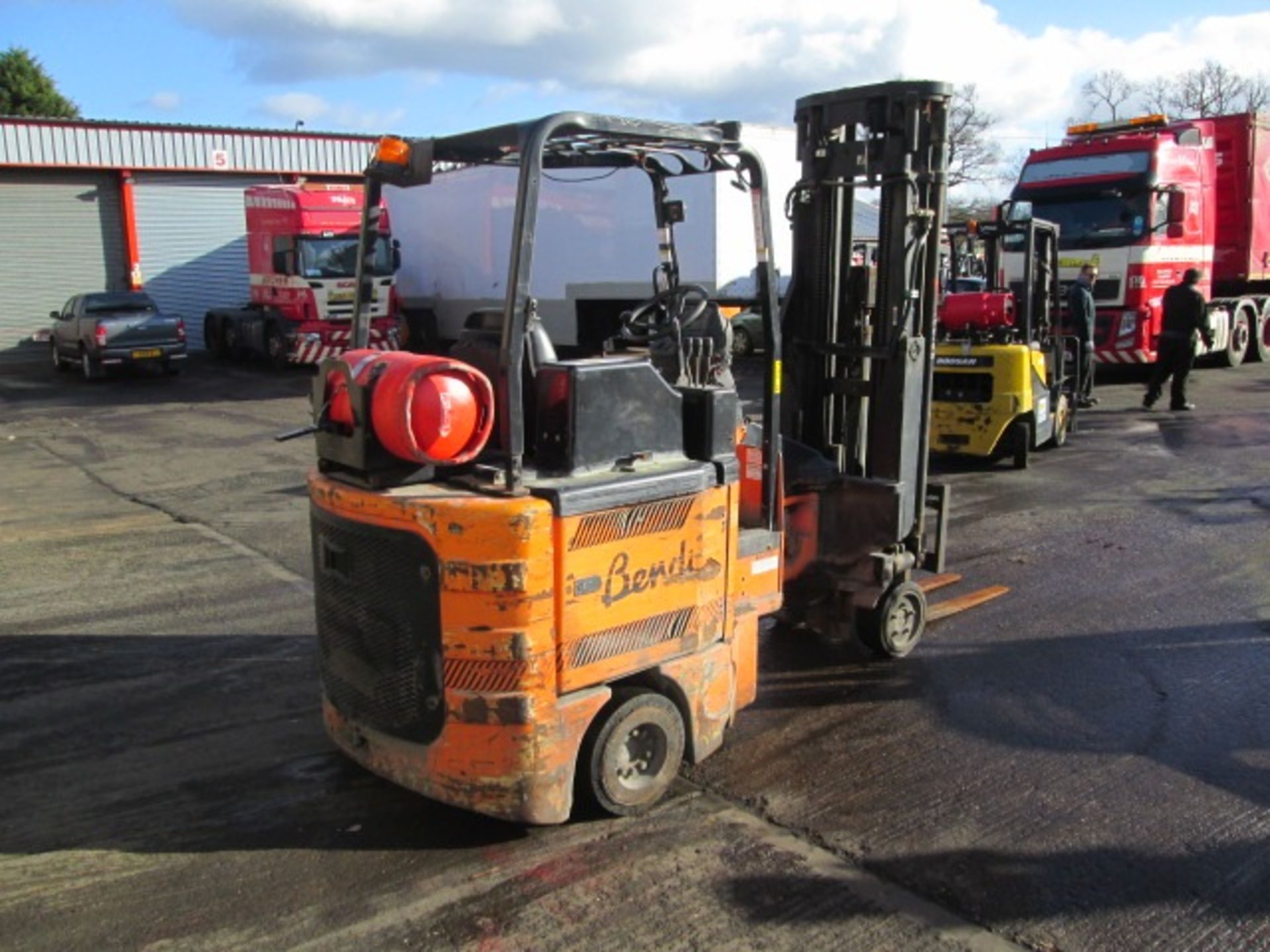 BENDI BG4047SS LPG - VIN: TL7007 - Year: 2007 - 5,731 Hours - Duplex Articulated Forklift, IWO** - Image 3 of 8