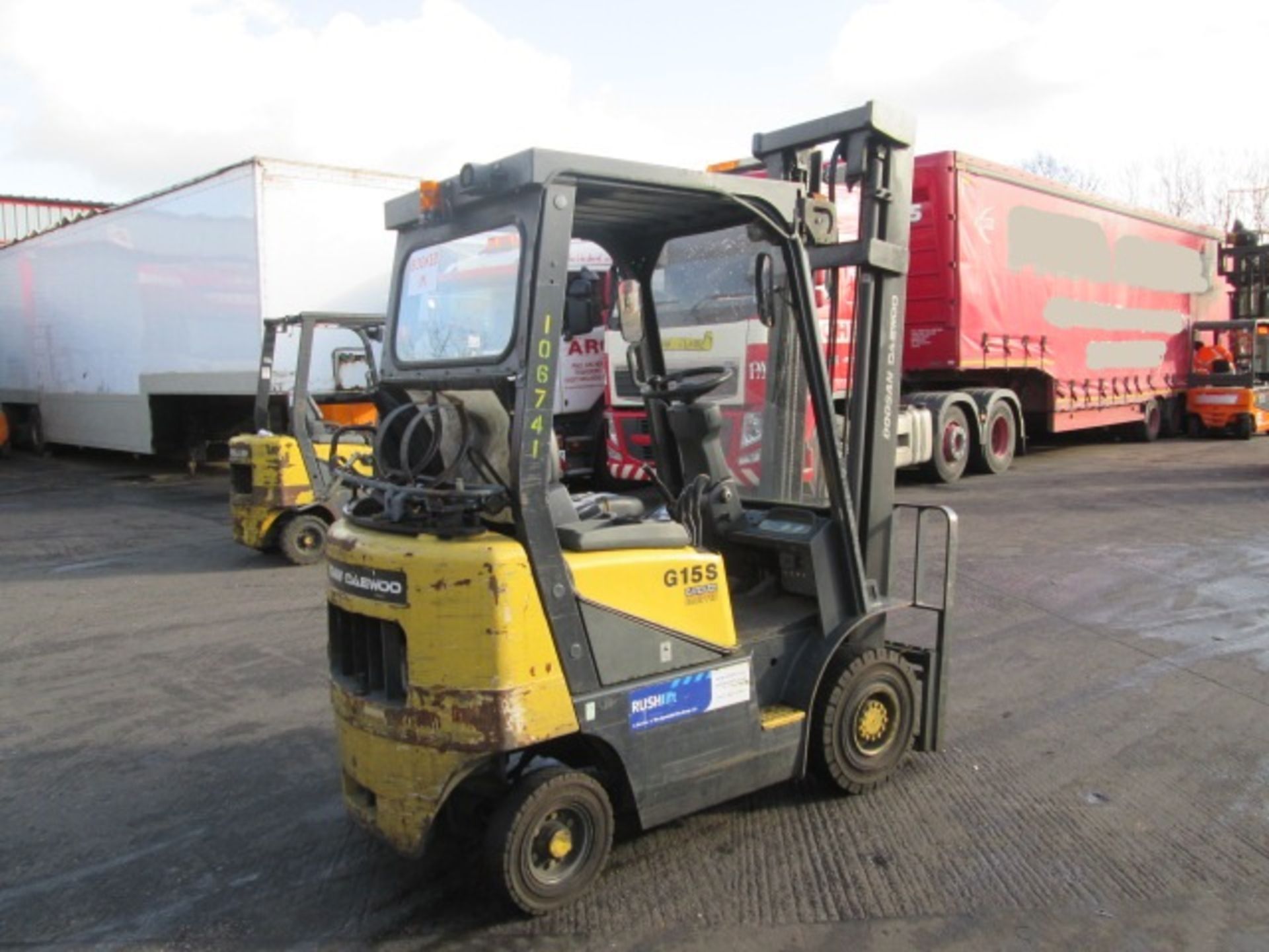 DOOSAN G15S-2 LPG - VIN: J600441 - Year: 2006 - tbc Hours - Duplex Forklift, With Forks, IWO** - Image 3 of 6