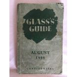 A Glass's Guide August 1939.