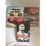 Ferraris at Le Mans by Dominique Pascal, with dust jacket, Deano - The Little Ferrari by Doug Nye