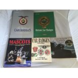 Five volumes relating to the collecting world of car badges and mascots.