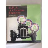 E.R.A. - A Concise History by J.R.W. Barker, with dust jacket.