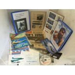 A collection of Donald Campbell related ephemera including Leo Villa's Bluebird album with 3D images