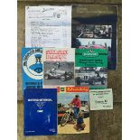 A small quantity of ephemera to include an NSU Quickly sales pamphlet, a Monte-Carlo Rally ticket