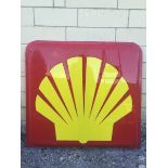 A large Shell forecourt lightbox front, 42 1/2 x 39".