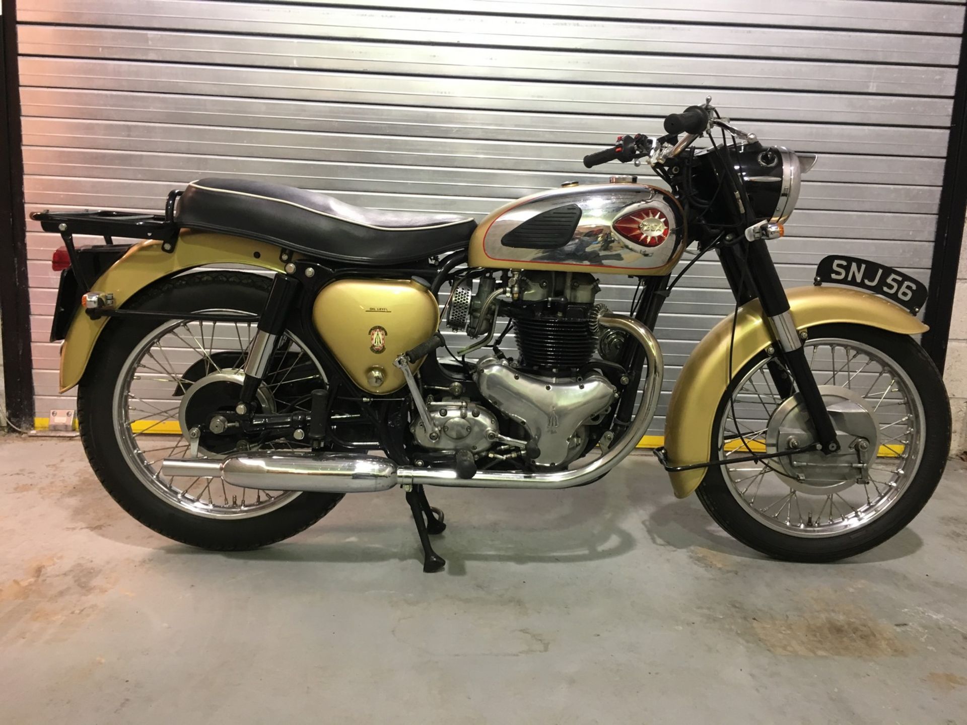 1960 BSA A10 Golden Flash 650cc - total mileage 63,377 Reg. no. SNJ 56 Frame no. GA7-509 Engine