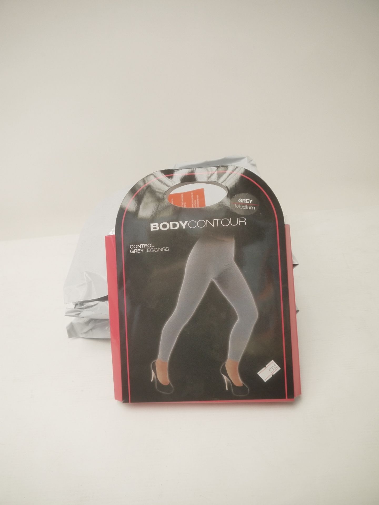 5x BodyContour Grey Leggings in Grey. Size Large. New, in original packaging.