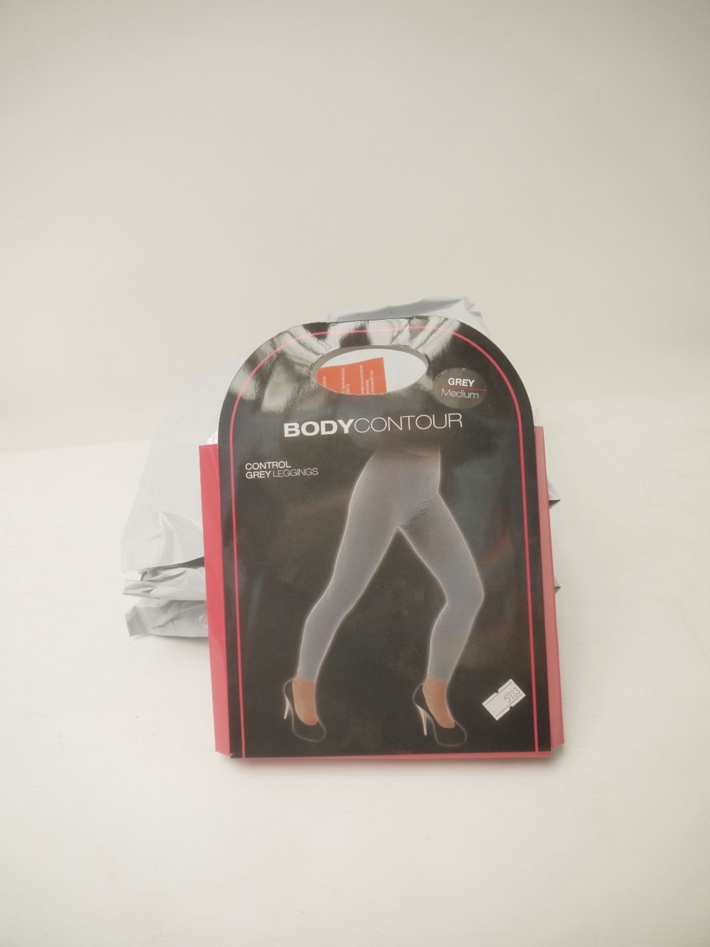 5x BodyContour Grey Leggings in Grey. Size Large. New, in original packaging.