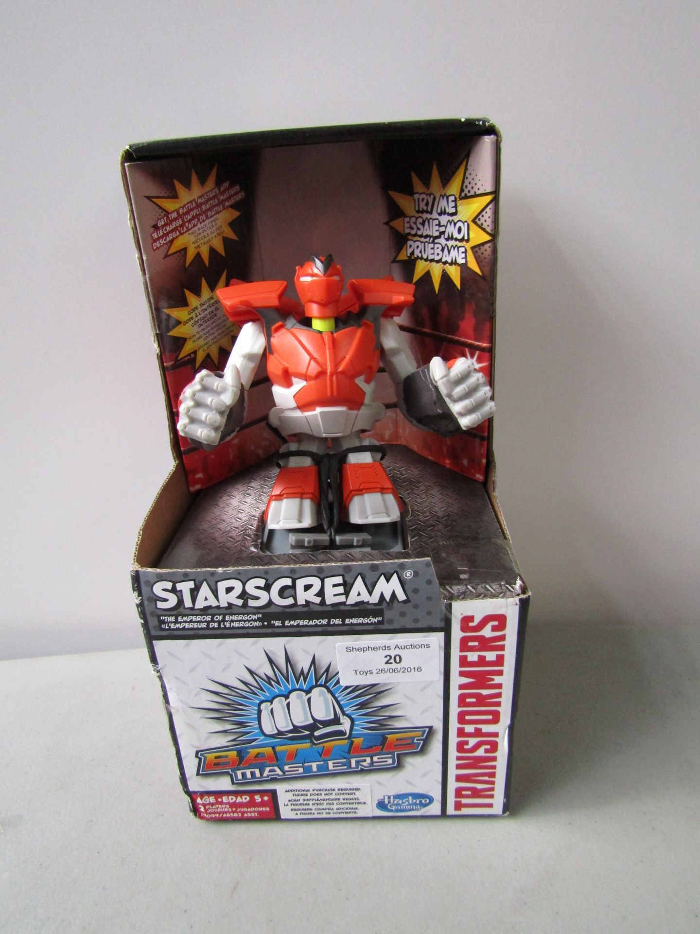 Transformers Star Scream Battle Masters Action Figure. Boxed.