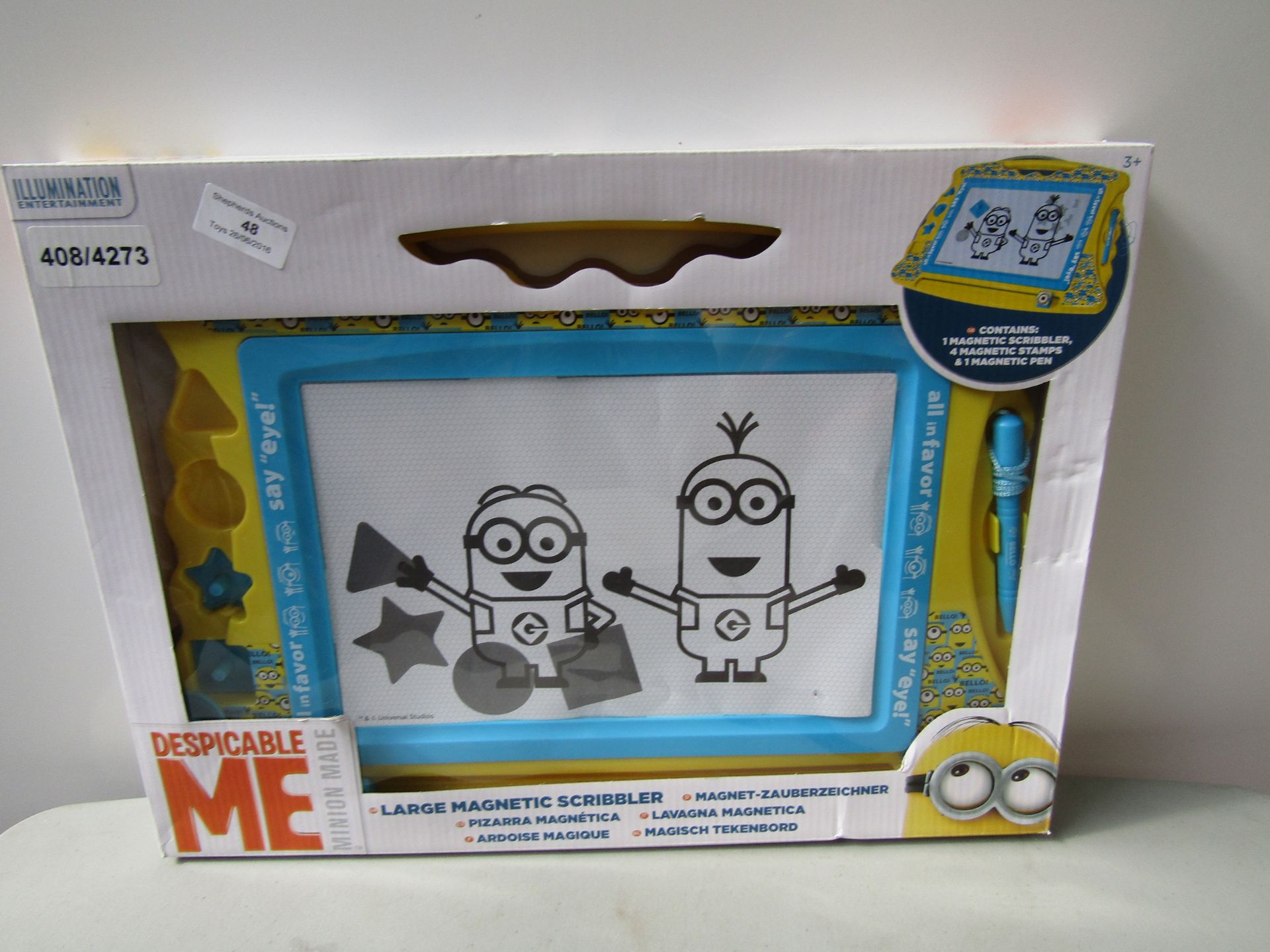 Despicable Me Large Magnetic Scribbler. Boxed.