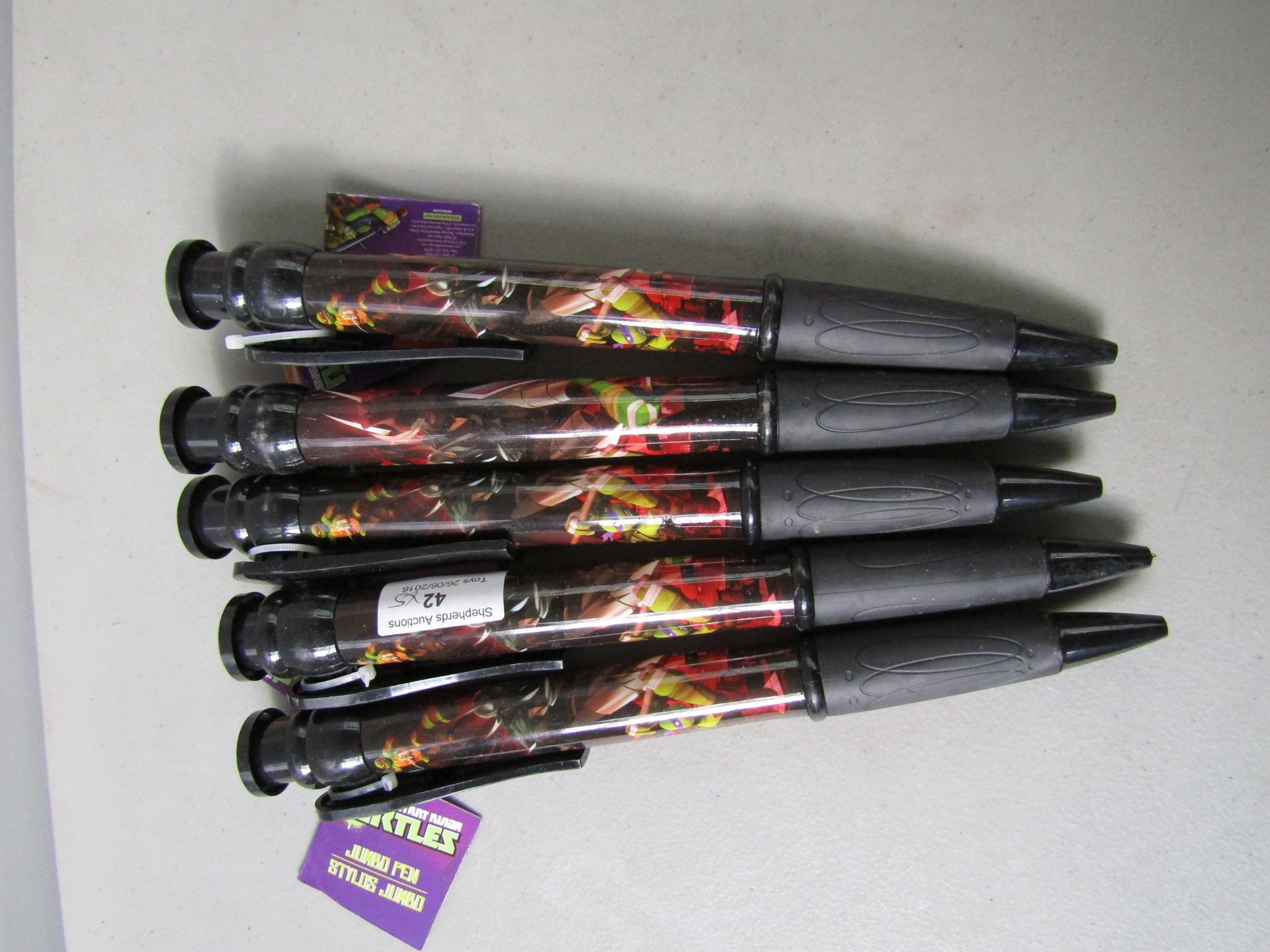 5x Teenage Mutant Ninja Turtles Giant Pens.