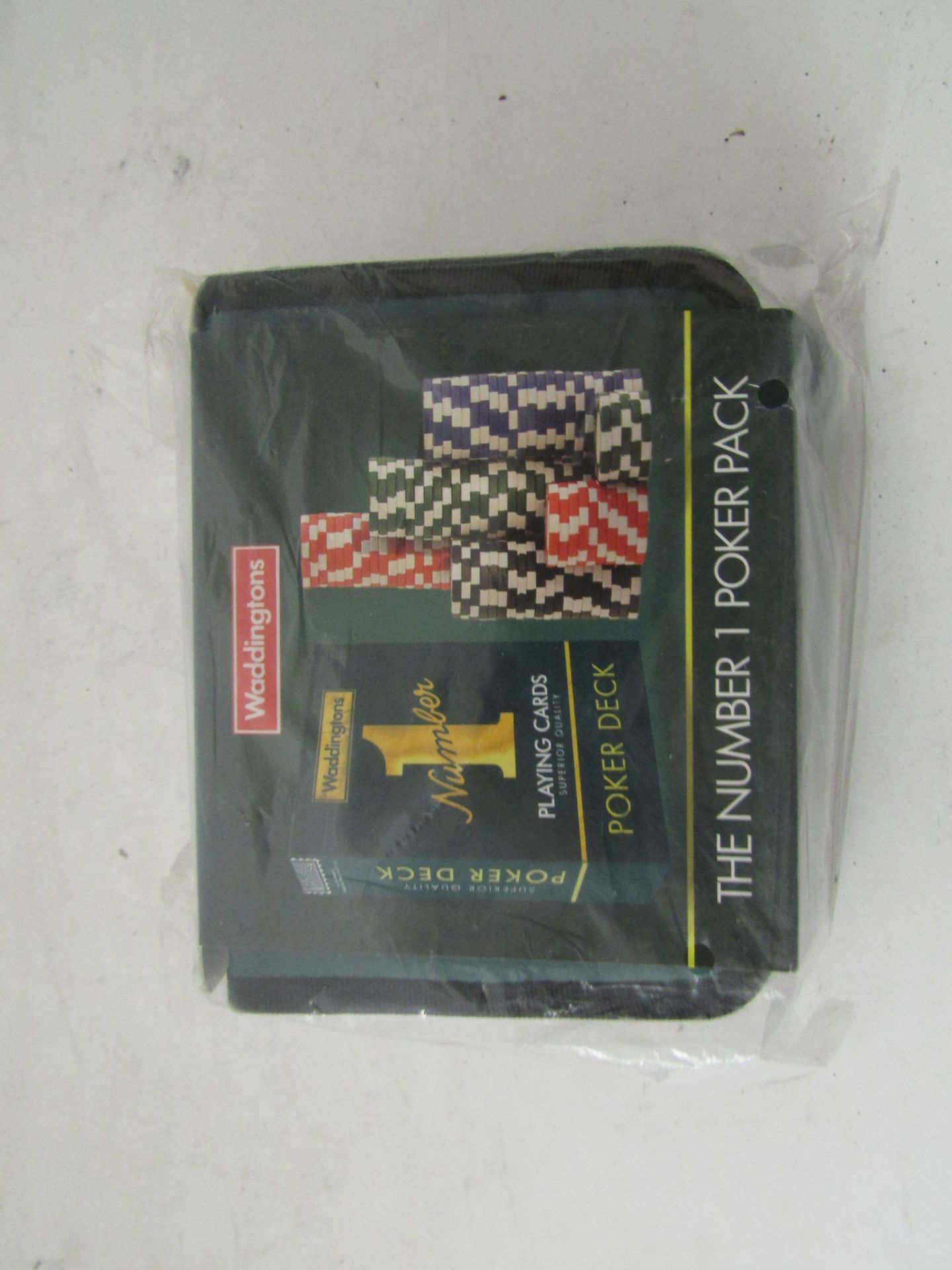 Waddingtons Number 1 Poker Pack Set with Carry Case. Brand New.