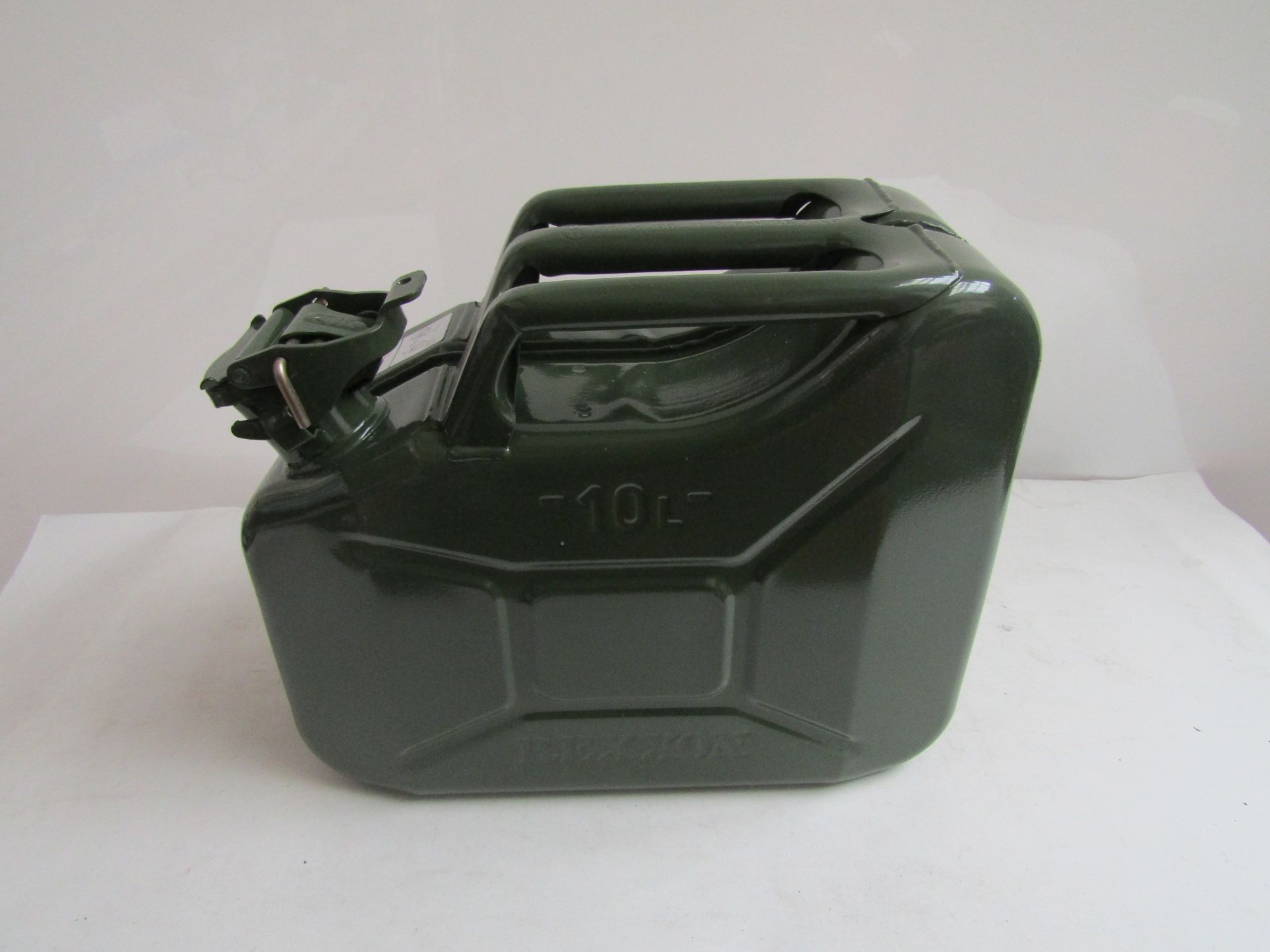 10 Litre Metal Jerry can. Brand New.