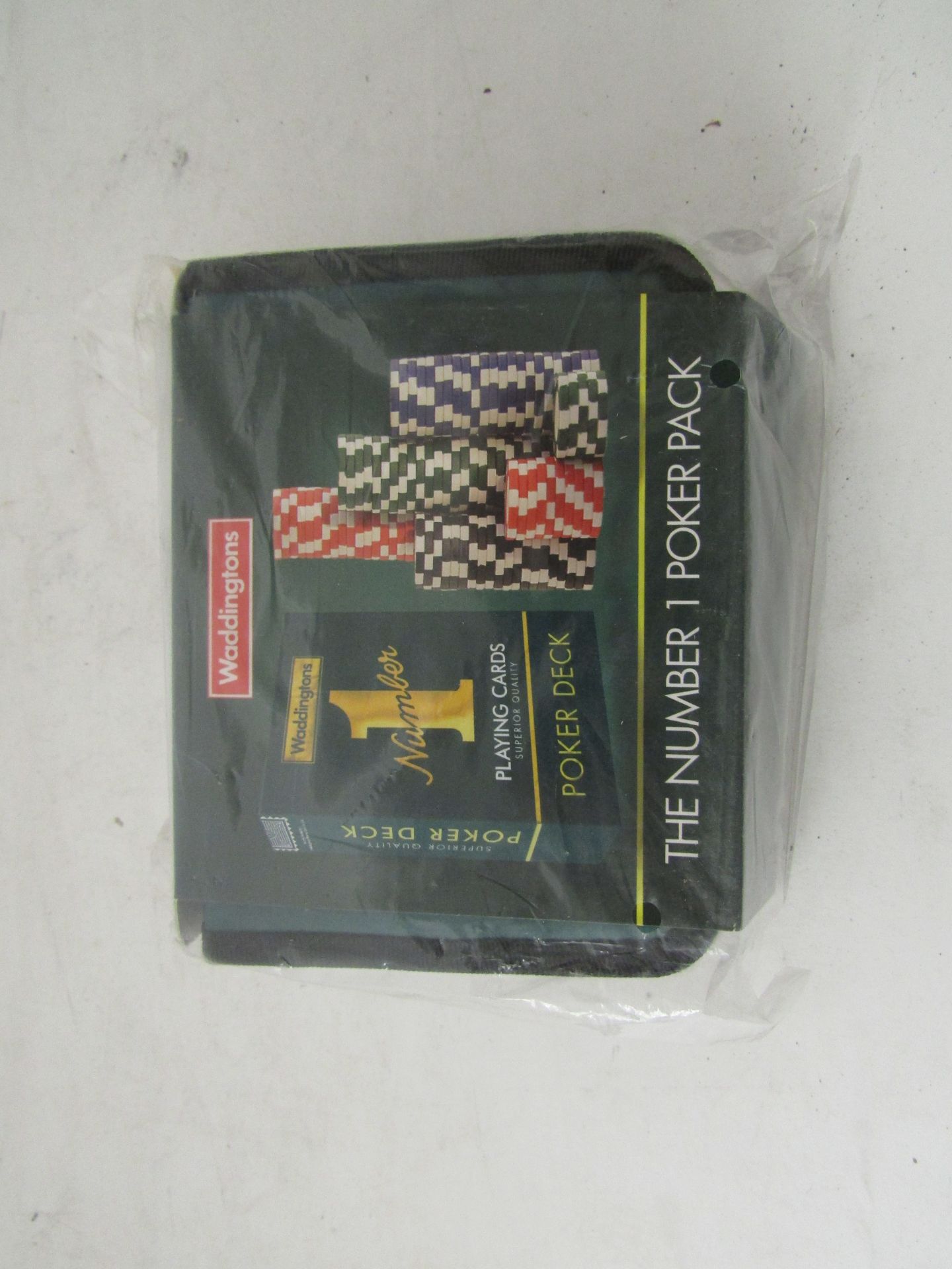 Waddingtons Number 1 Poker Pack Set with Carry Case. Brand New.