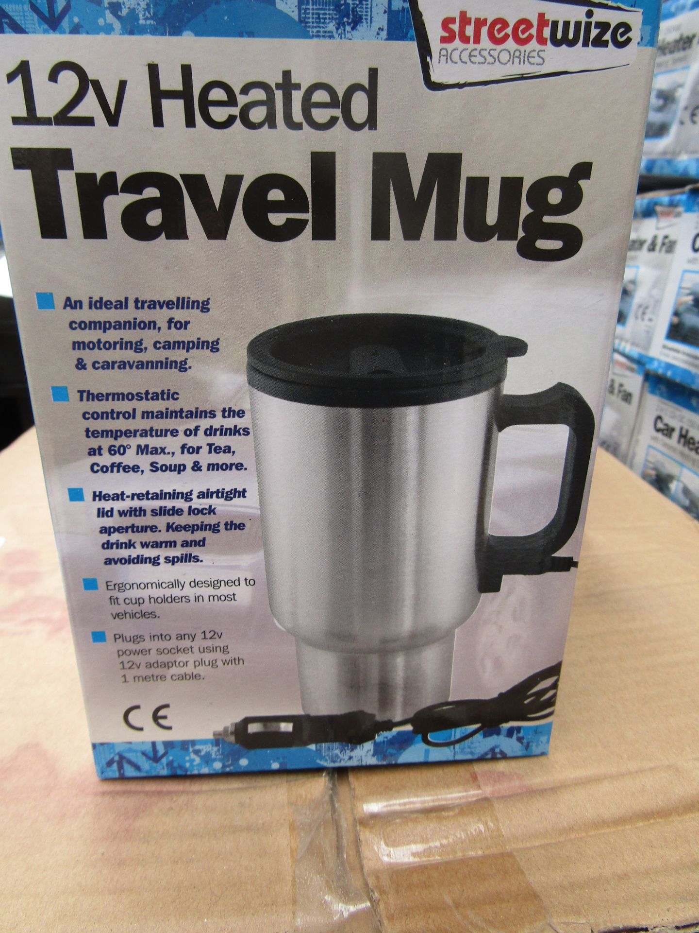 Streetwise 12v Heated travel Mug, new and boxed