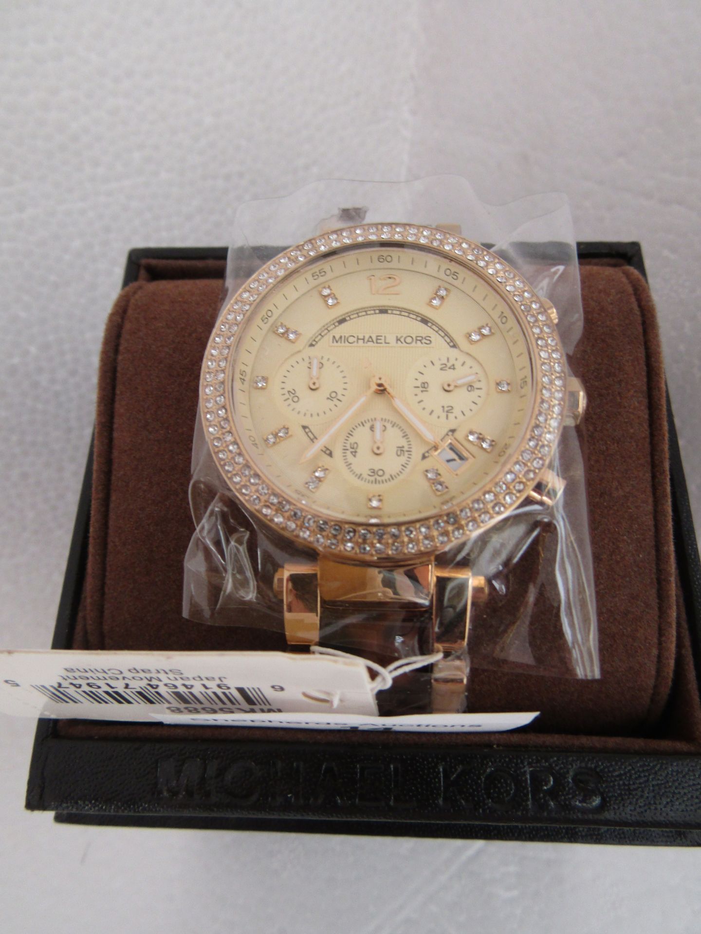 **NO VAT** Michael Kors MK5688, Gold Coloured Ladies watch, New in presentation box.