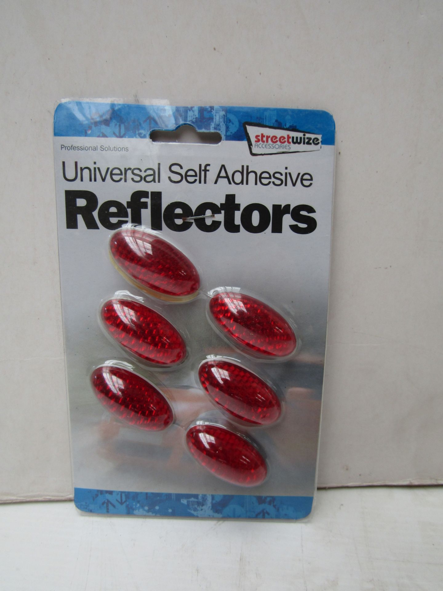 10x Streetwise Universal Self Adhesive Reflectors, in packaging