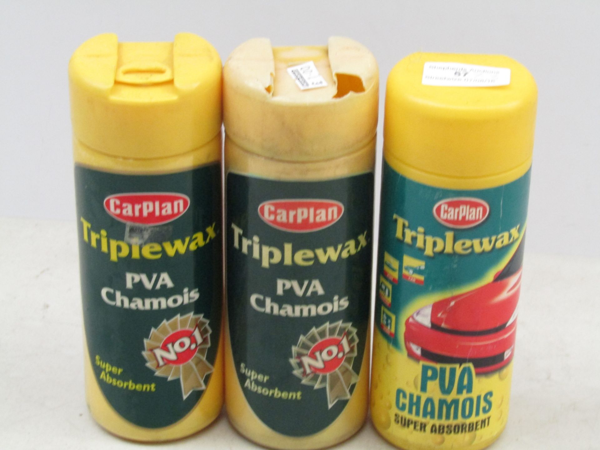 3x Car plan Triplewax PVA Chamois