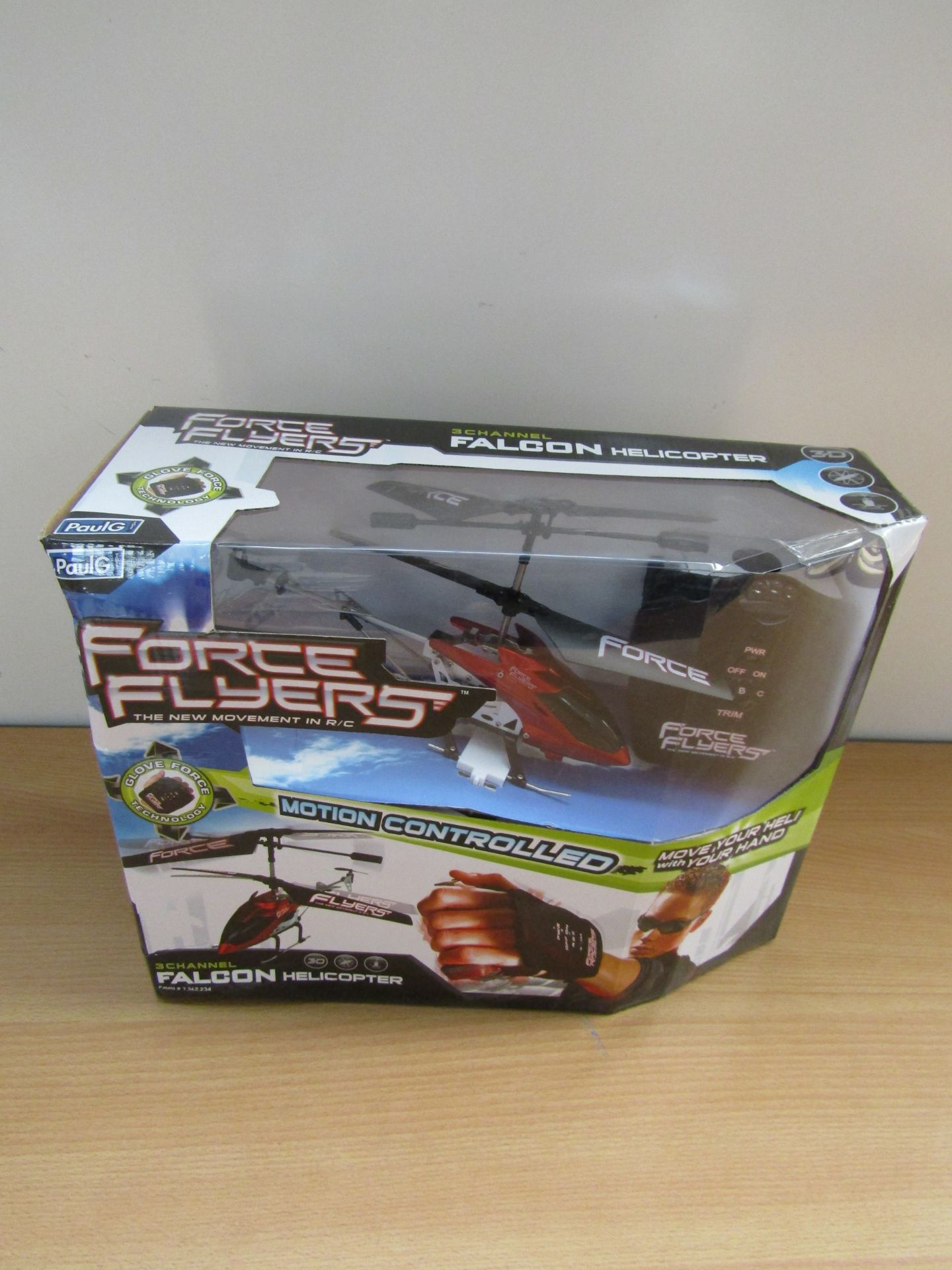 Paul G Force Flyers, Motion Controlled Helicopter, Helicopter looks to be unused and still