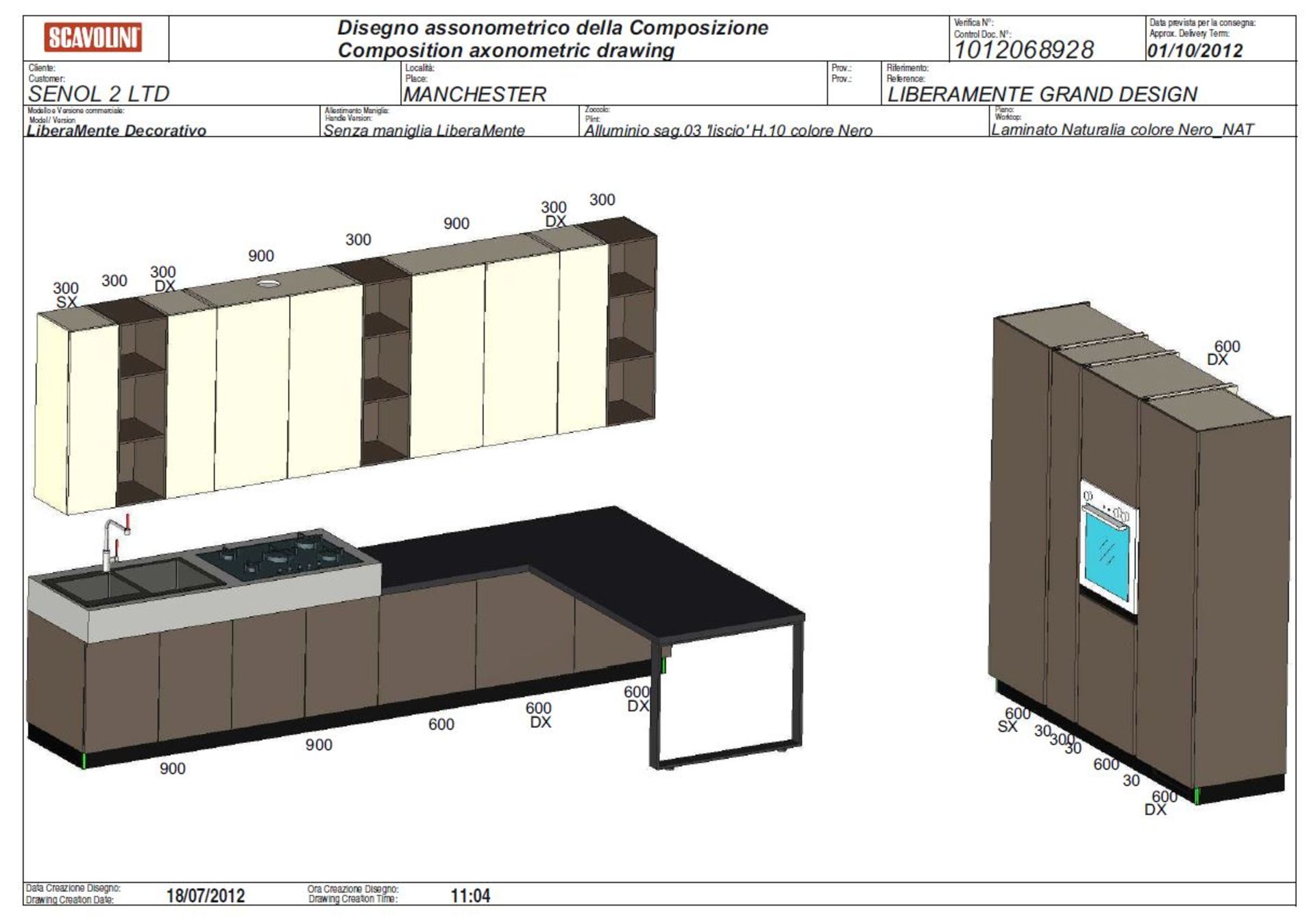 SCAVOLINI Liberamenta Modern Kitchen RRP œ17,436 Design by Vuesse ***LISTED APPLIENCES ARE INCLUDEDÿ - Image 8 of 9