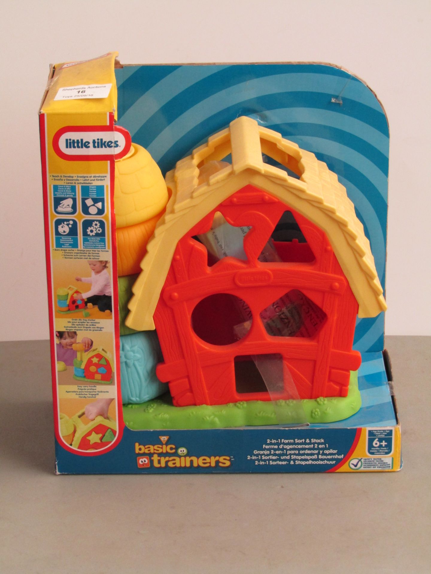 Little Tikes Basic Trainers 2-in-1 Farm Sort & Stack. New & Boxed.