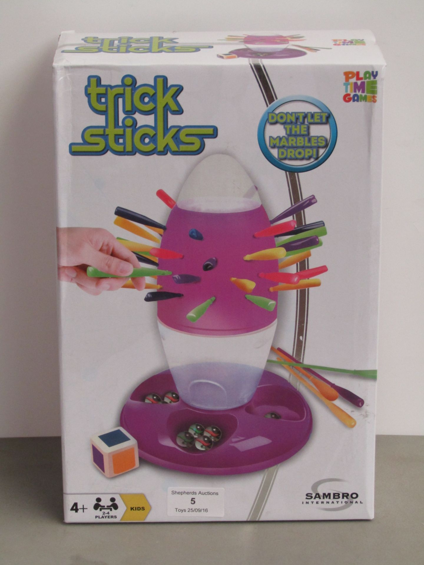 Trick Sticks "Don't let the marbles drop!". New & Boxed.