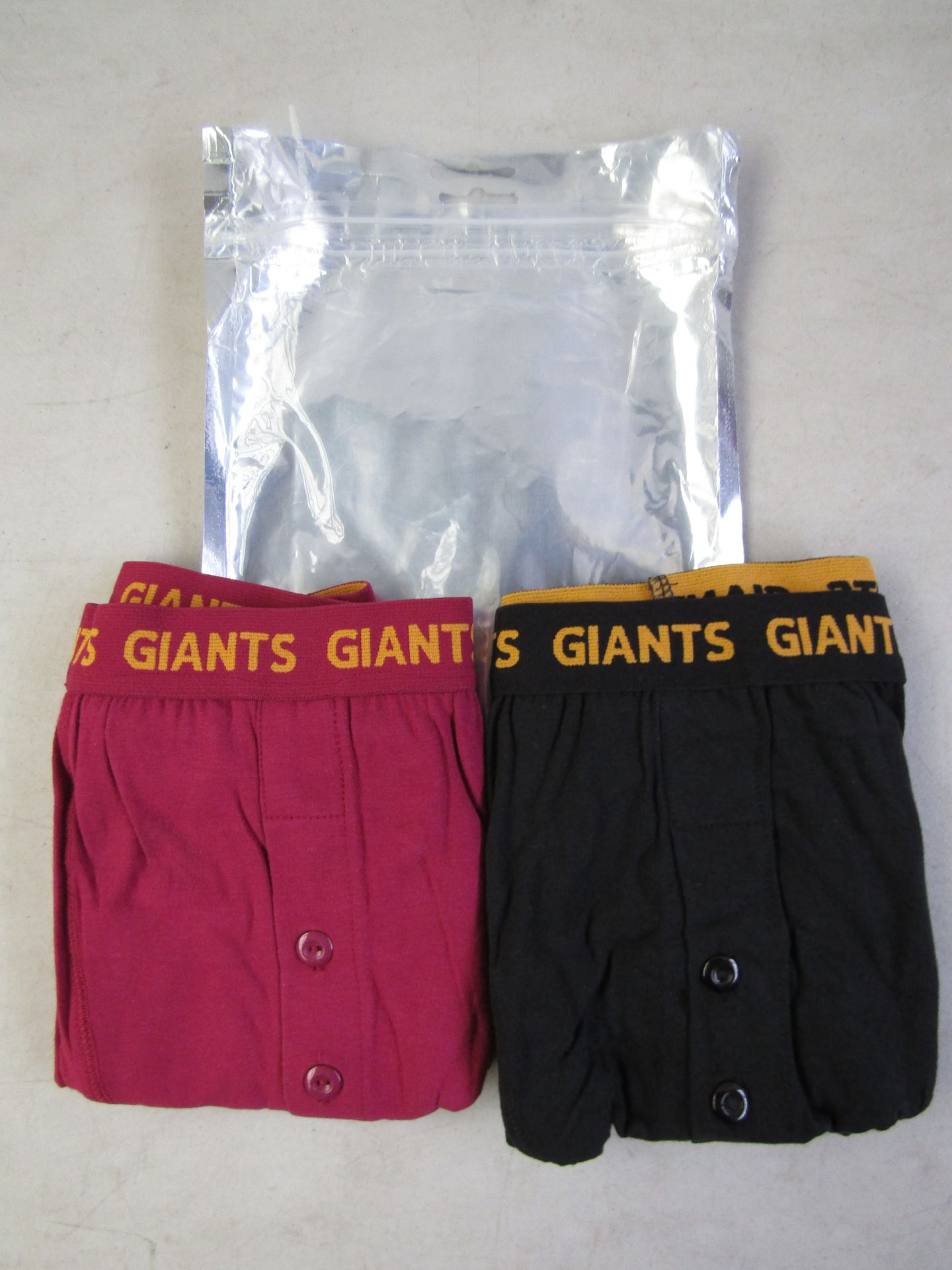 1X Giants, Mens 2PK boxer shorts size X/L new in packaging