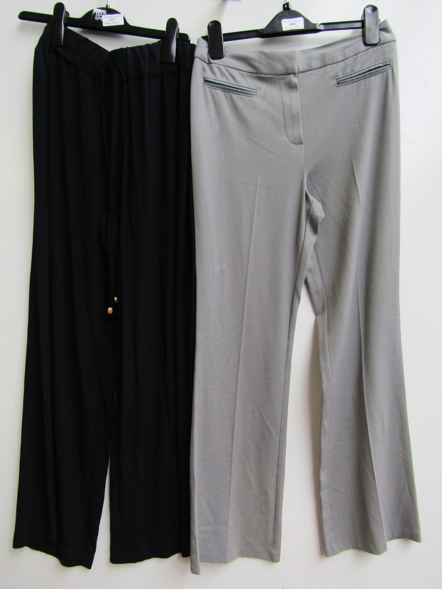 2x Pairs of M&S Collection Trousers Both Size 8