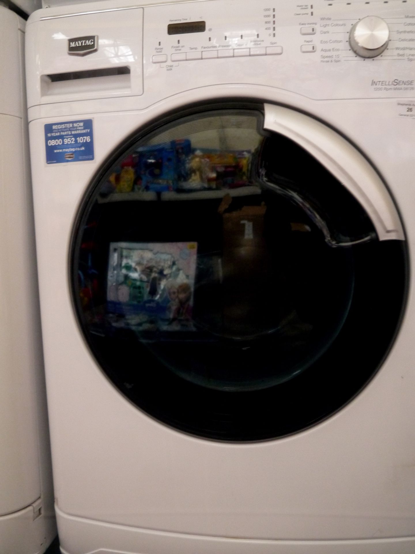 Maytag 8kg washing machine, powers on but no spin.