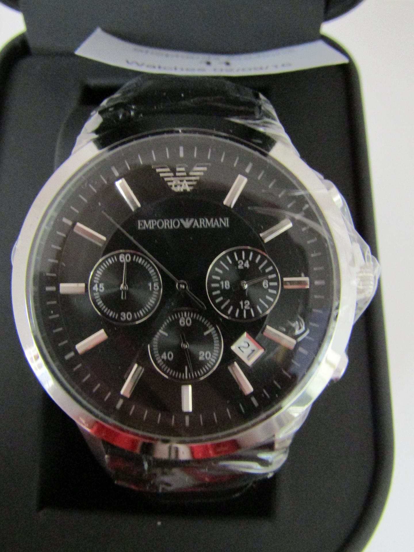 NO VAT!! Armani AR2447 watch new and ticking in presentation box