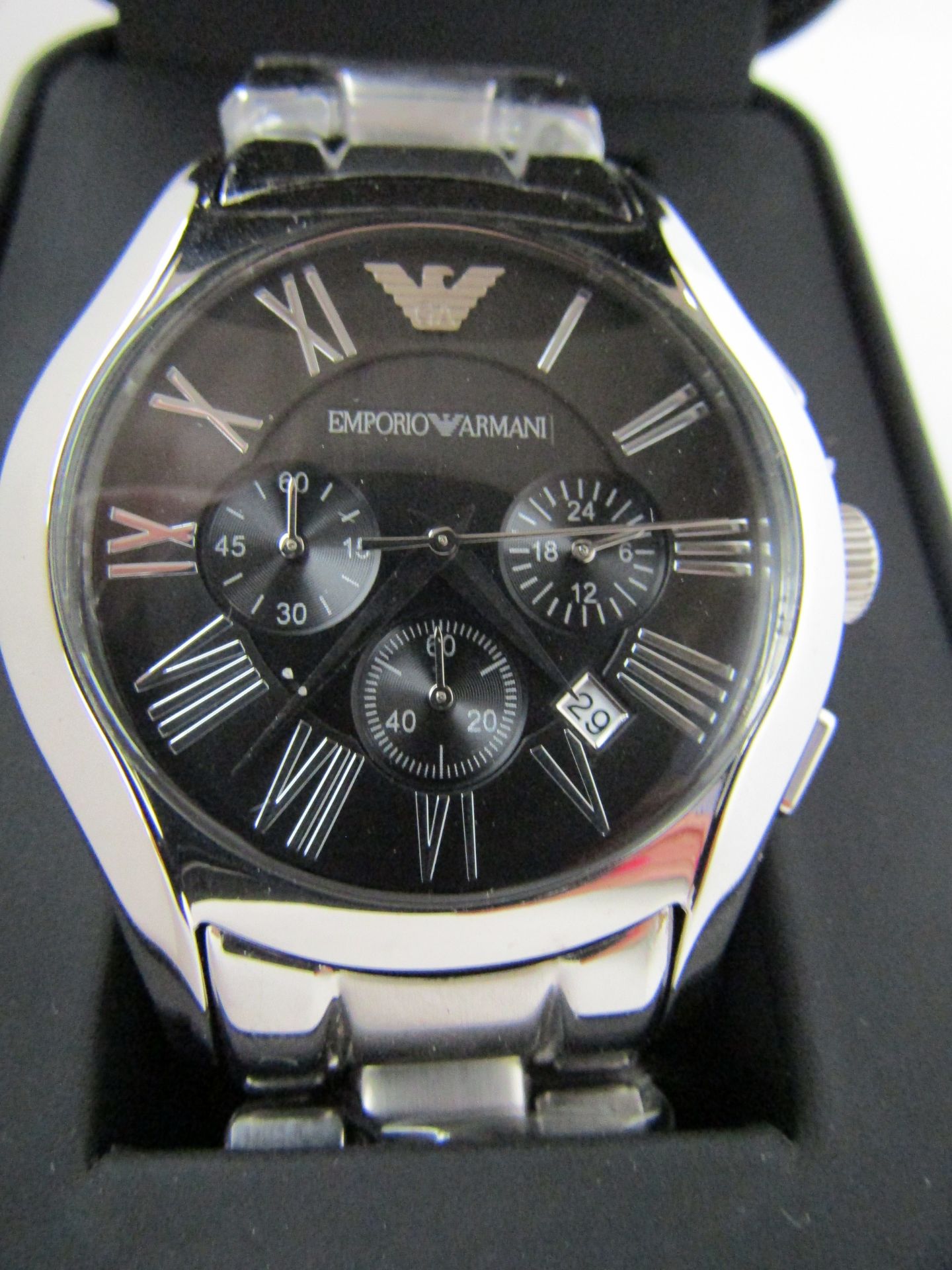 NO VAT!! Armani AR0673 watch new and ticking in presentation box