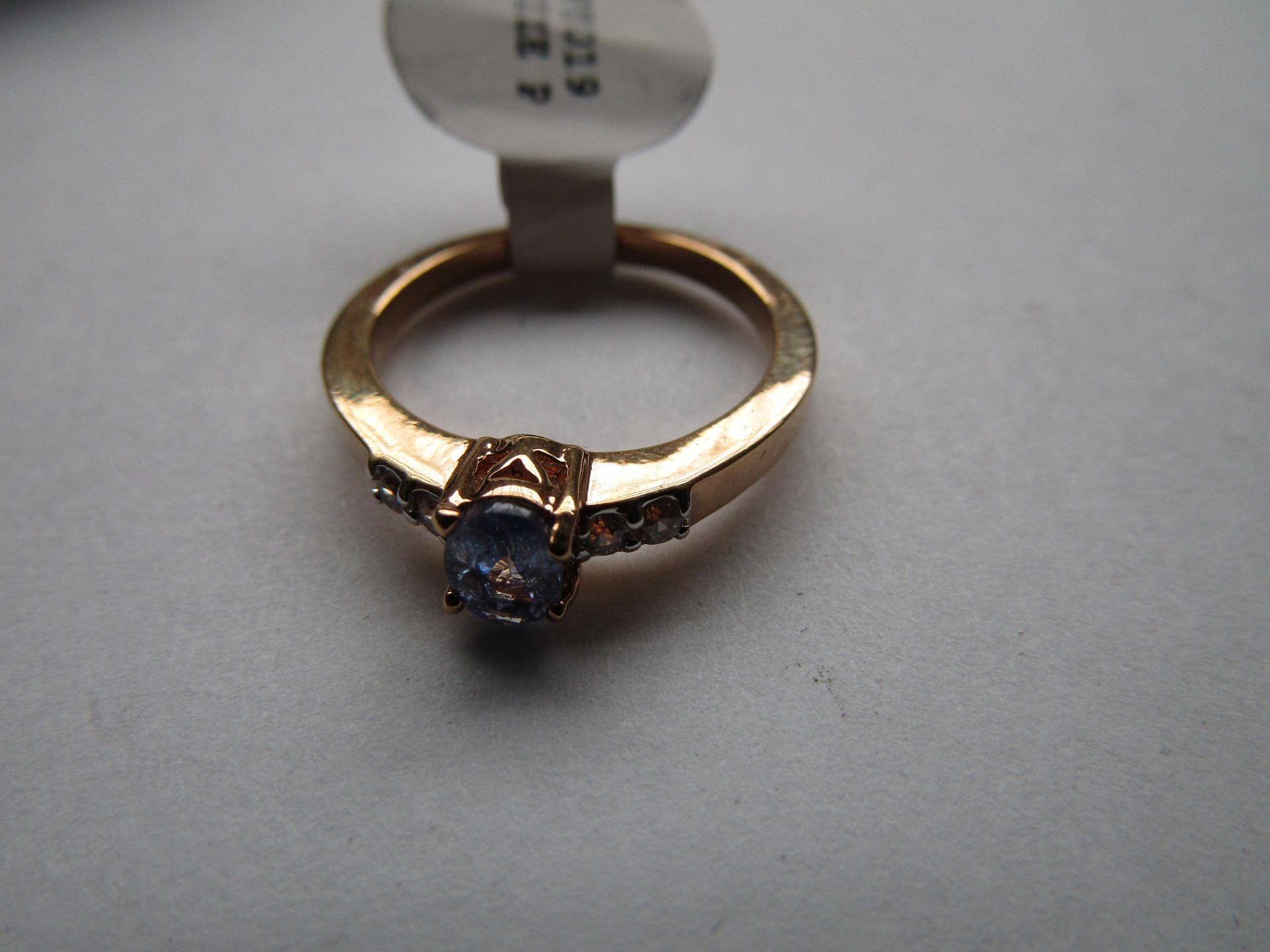 NO VAT!! 5x Gianni Jewellery Tanzanite rings new in presentation boxes