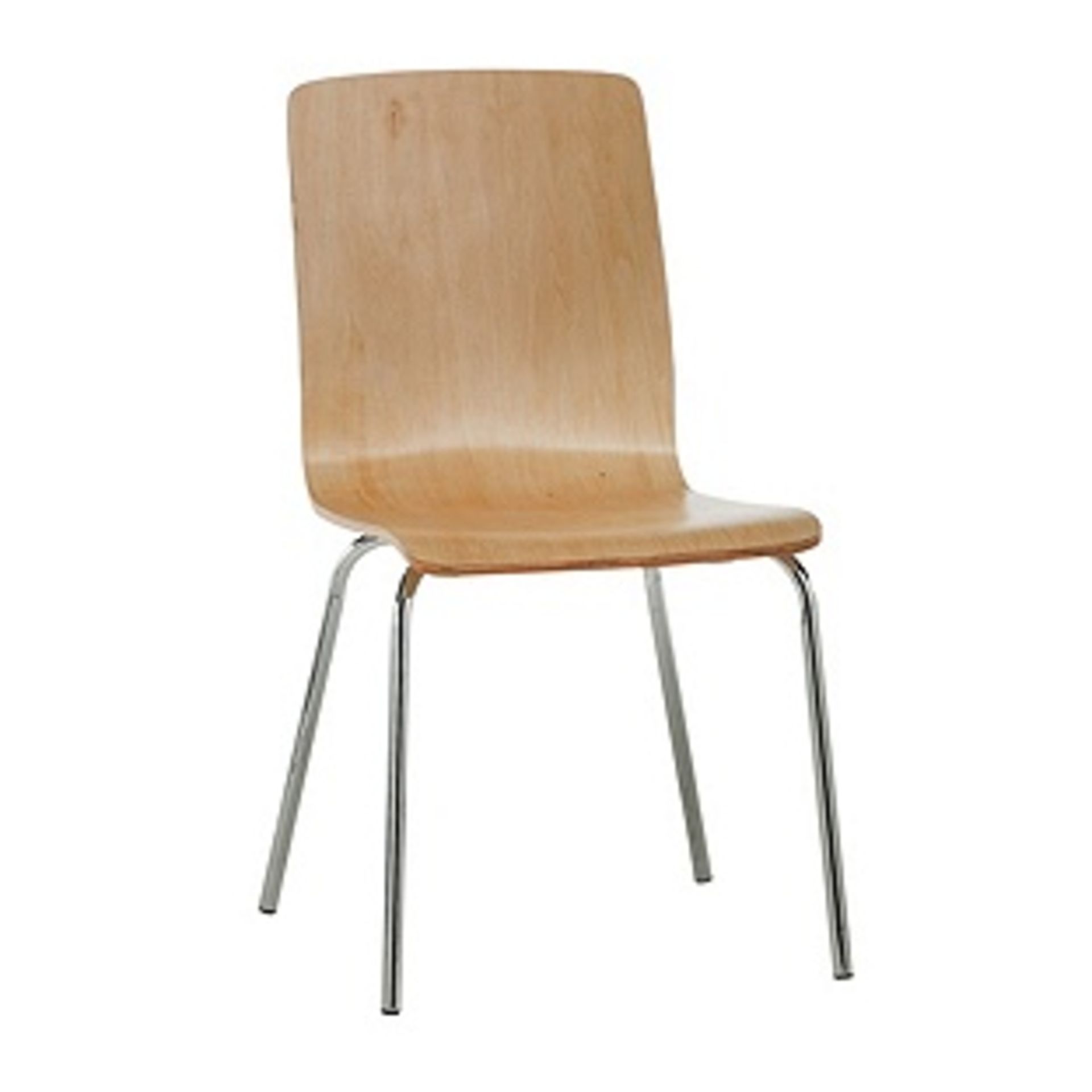 Simple Value Natural Bentwood Dining Chair. Size H87, W45, D46cm. Scratch on Seat. Please Note