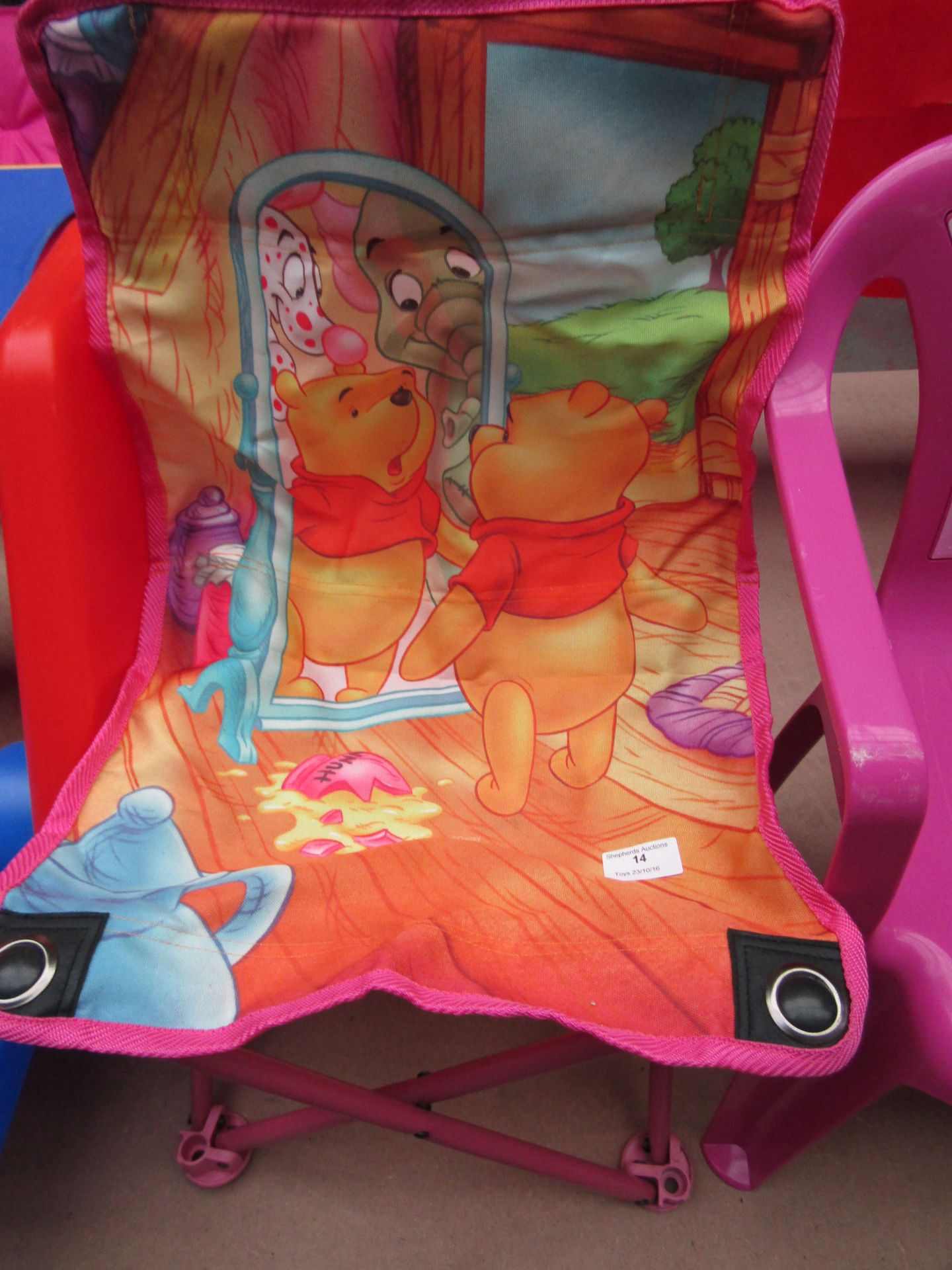 Winnie the Pooh folding chair.