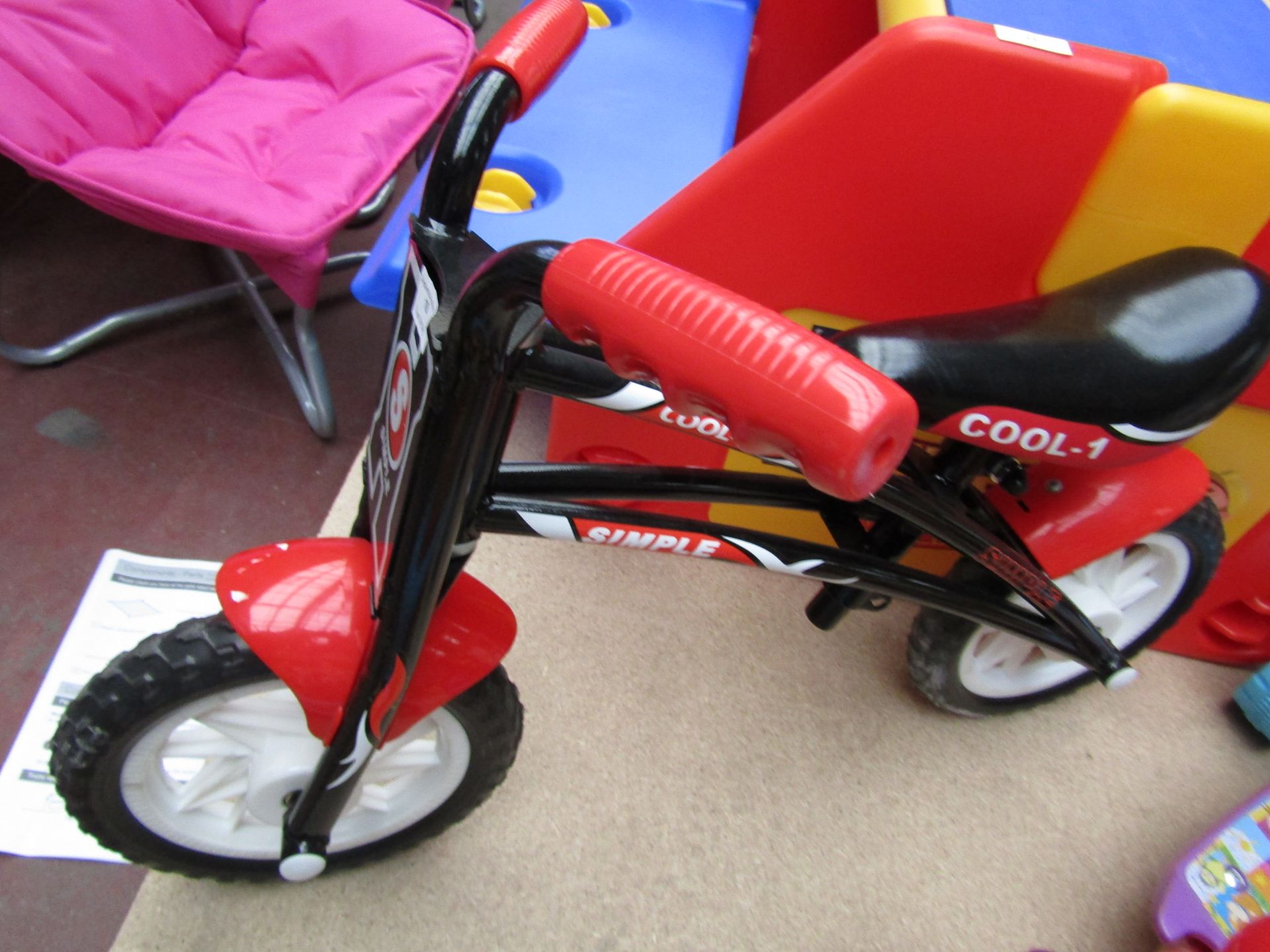 Simple cool-1 children's starter bike.