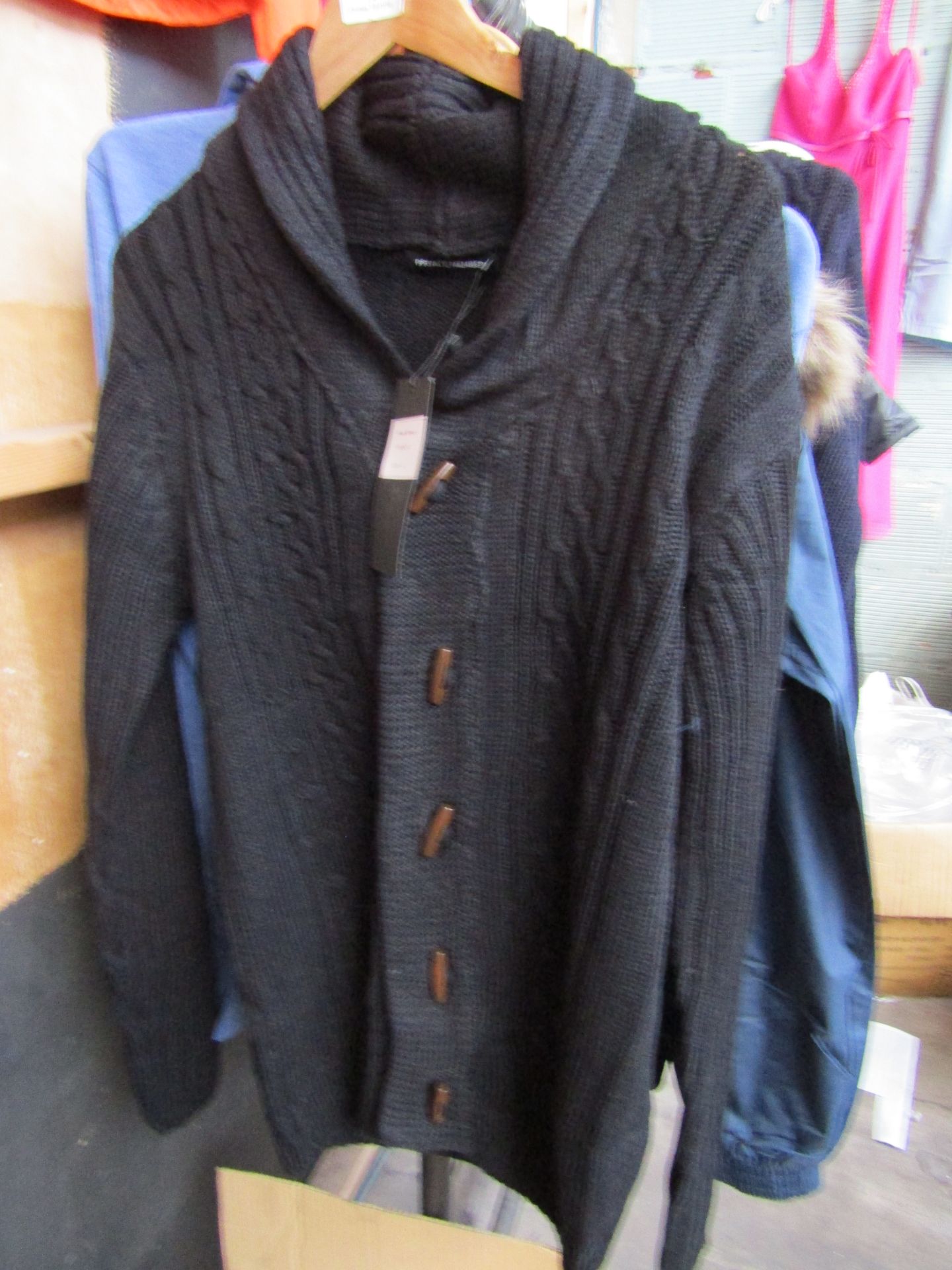 Private Member Black Jumper, new with tag, size L