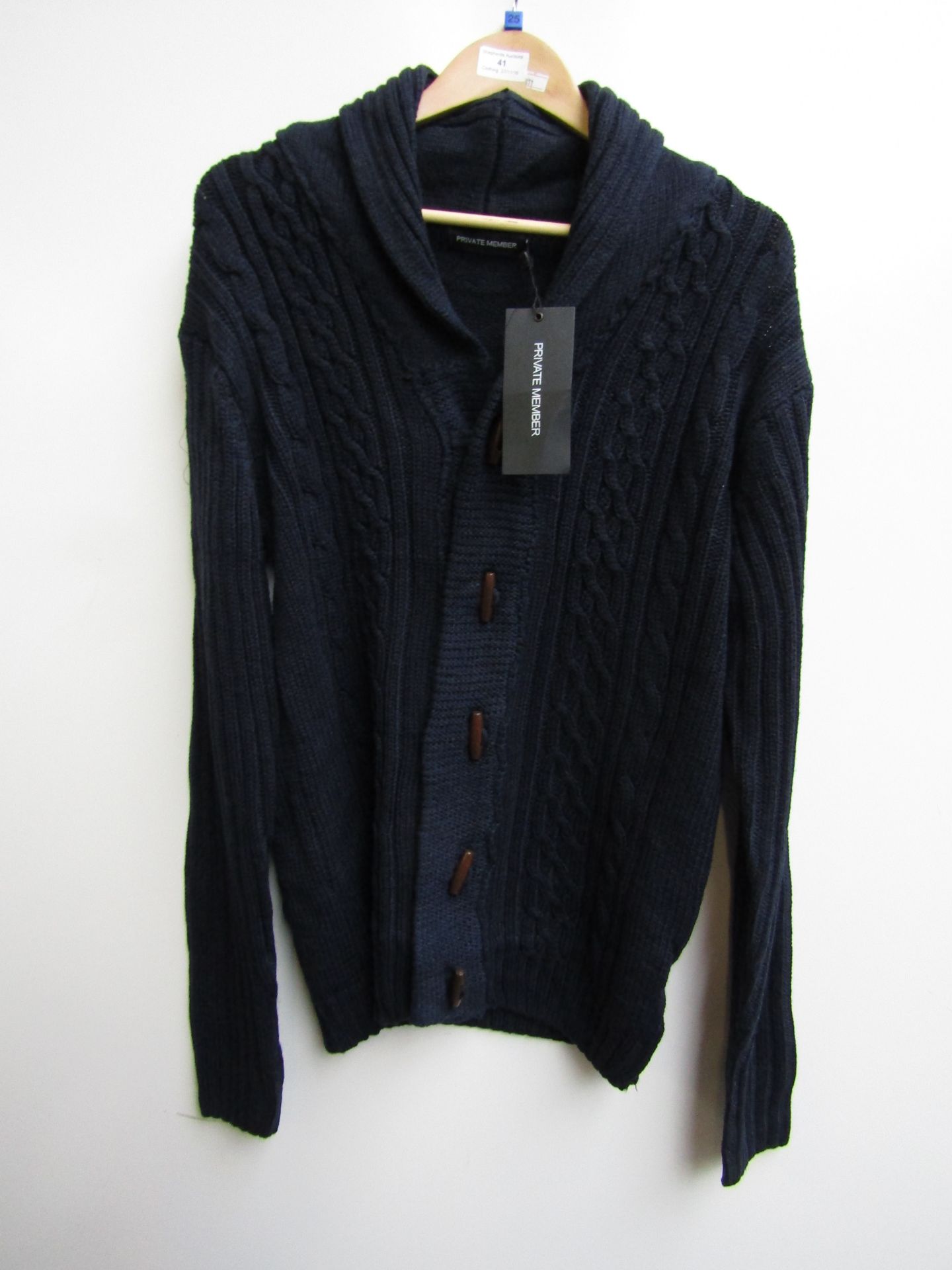 Private Member Knitted cardigan, new with tag, size Medium