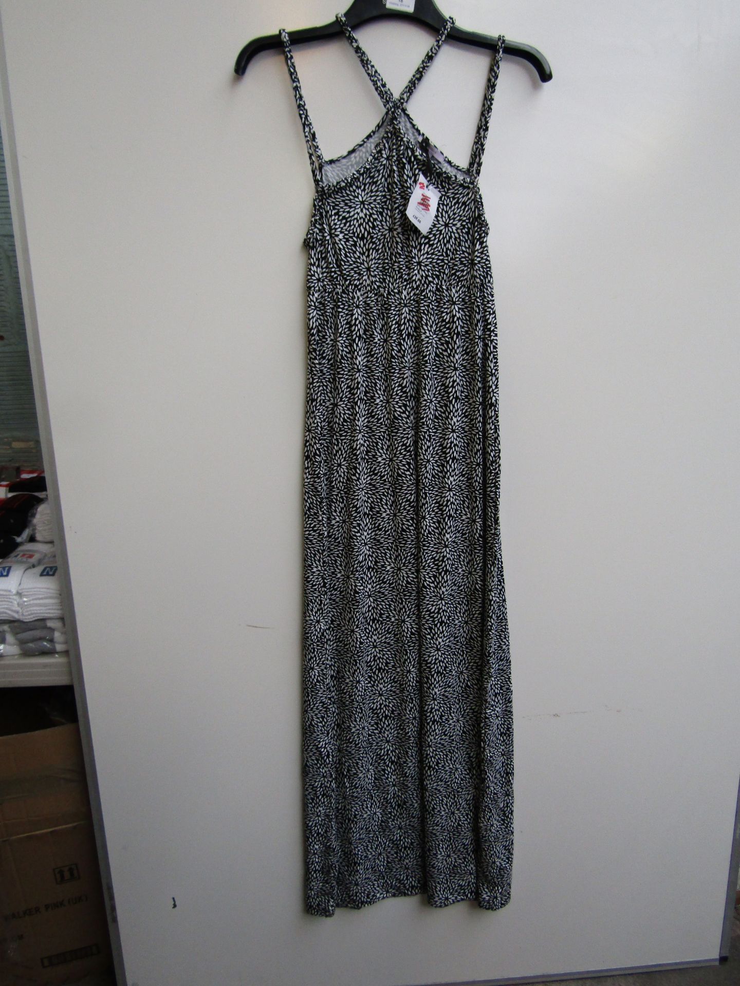 John Lewis Braid cross design Maxi dress, new with tag size 8, RRP £39